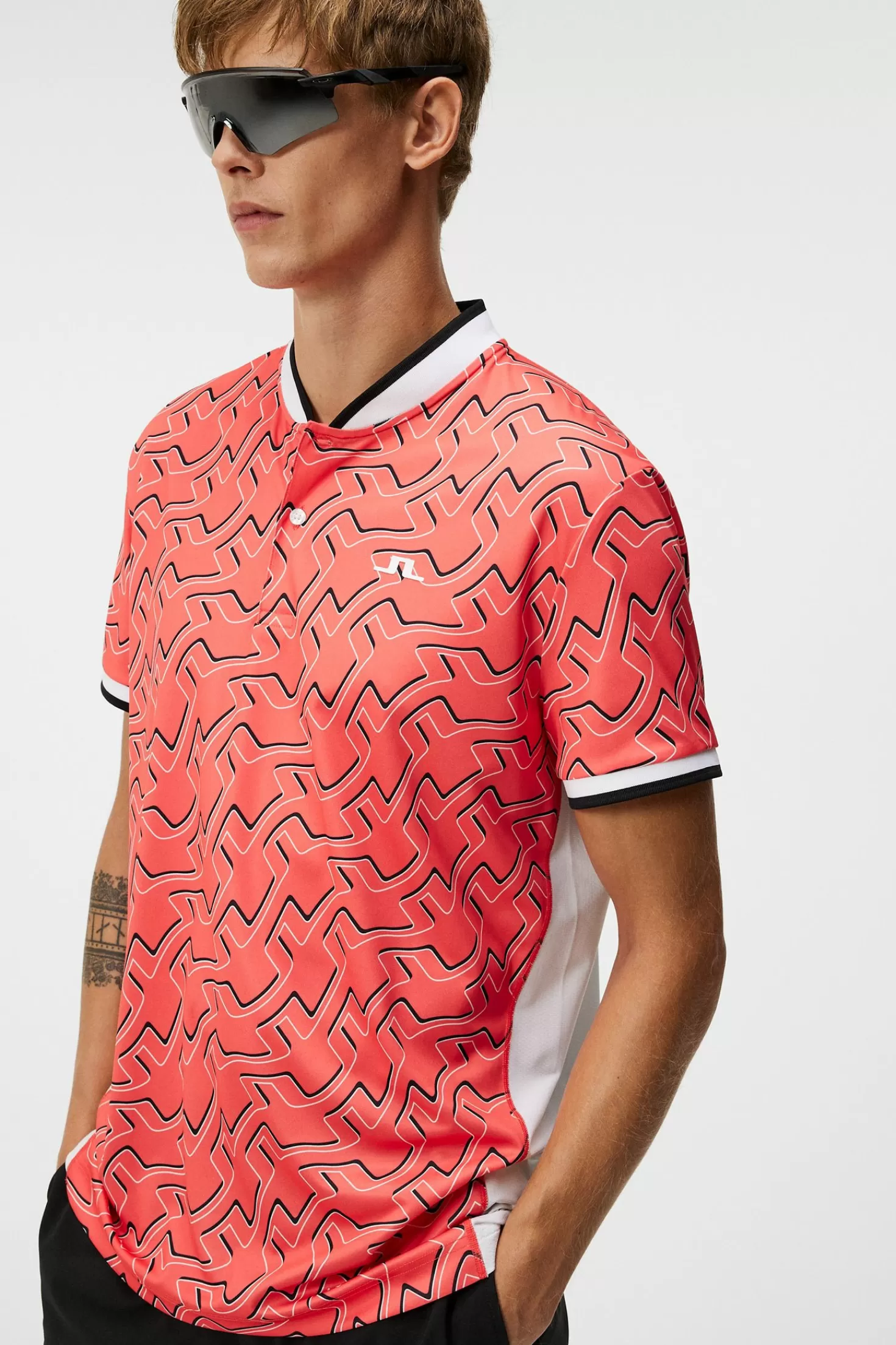 Jensen Print Reg Fit Polo | J.Lindeberg Shop