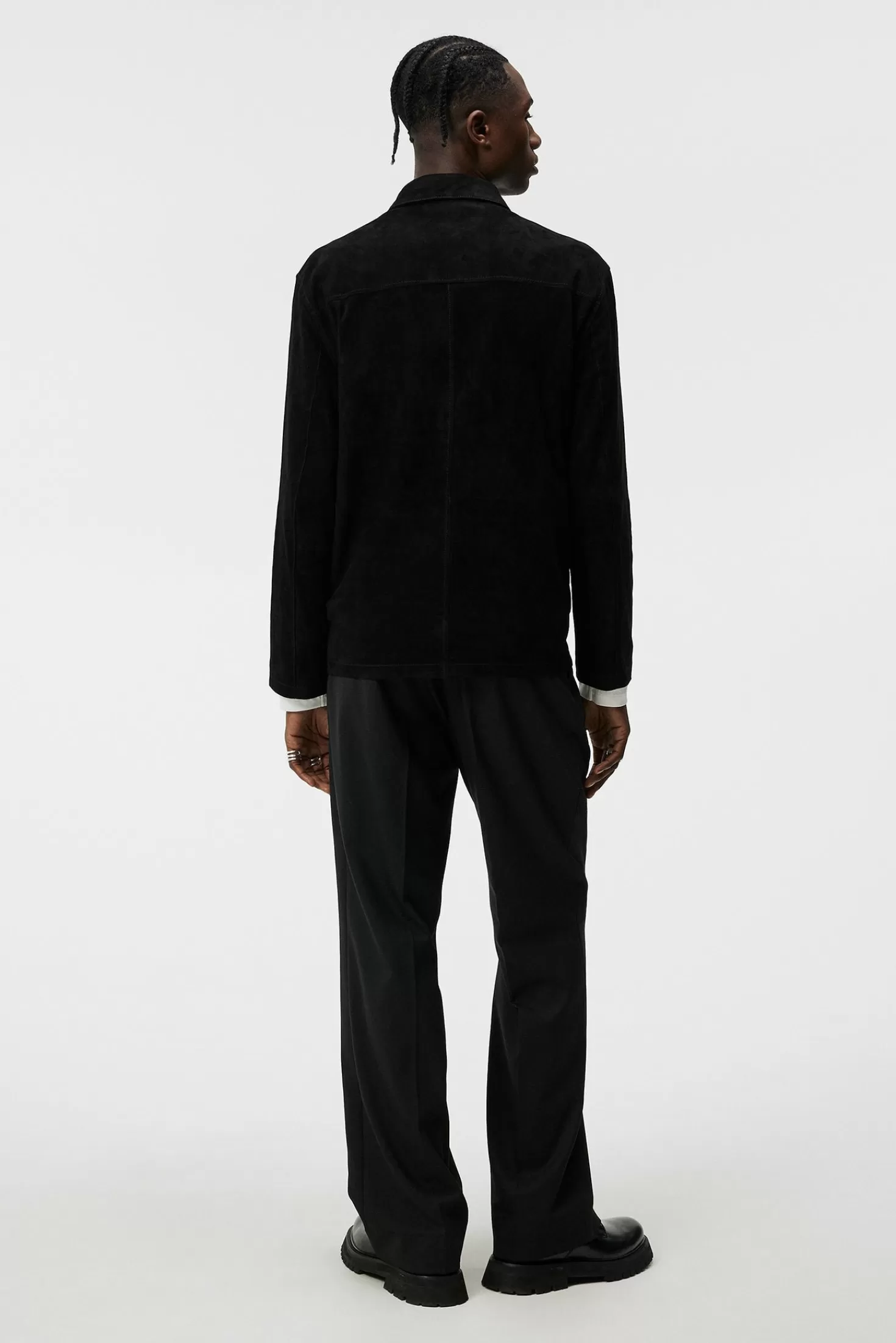Jonah Suede Overshirt | J.Lindeberg New