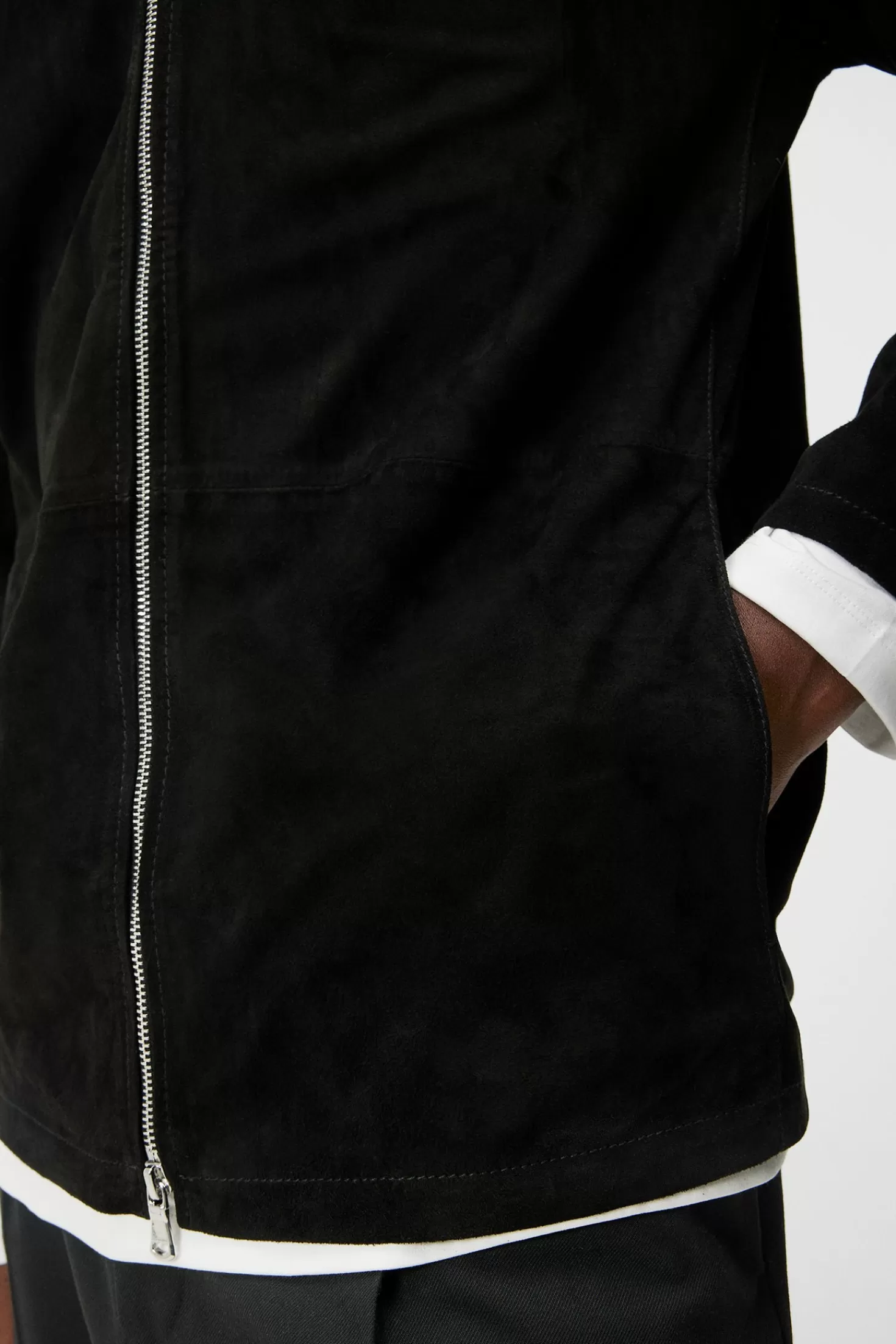 Jonah Suede Overshirt | J.Lindeberg New