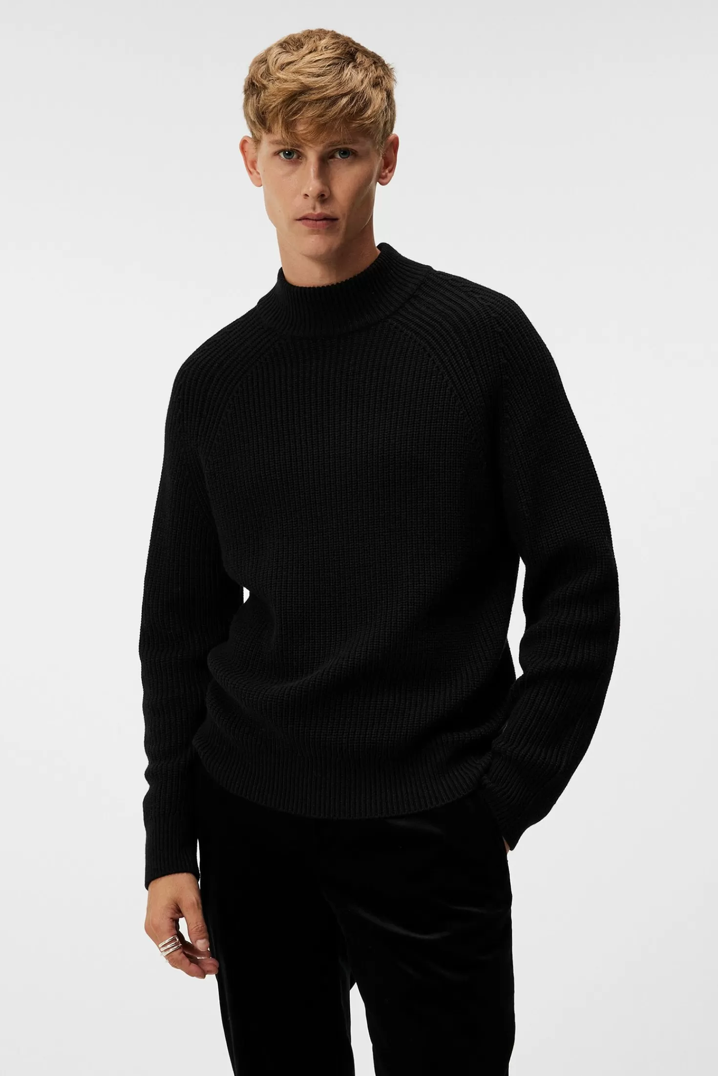 Kylan Mock Neck Sweater | J.Lindeberg Best Sale