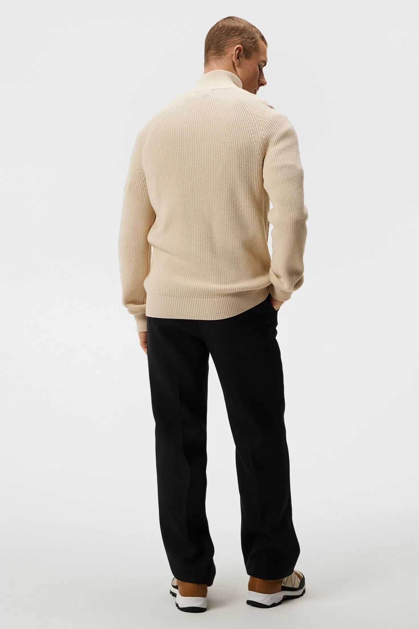 Kyler Wool Blend Zip | J.Lindeberg Fashion