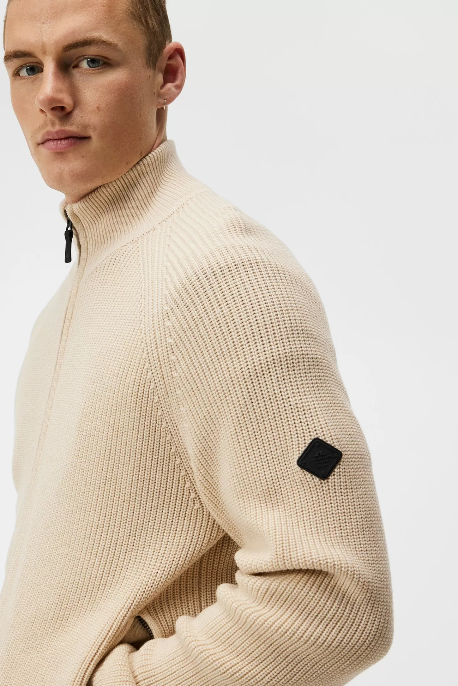 Kyler Wool Blend Zip | J.Lindeberg Fashion