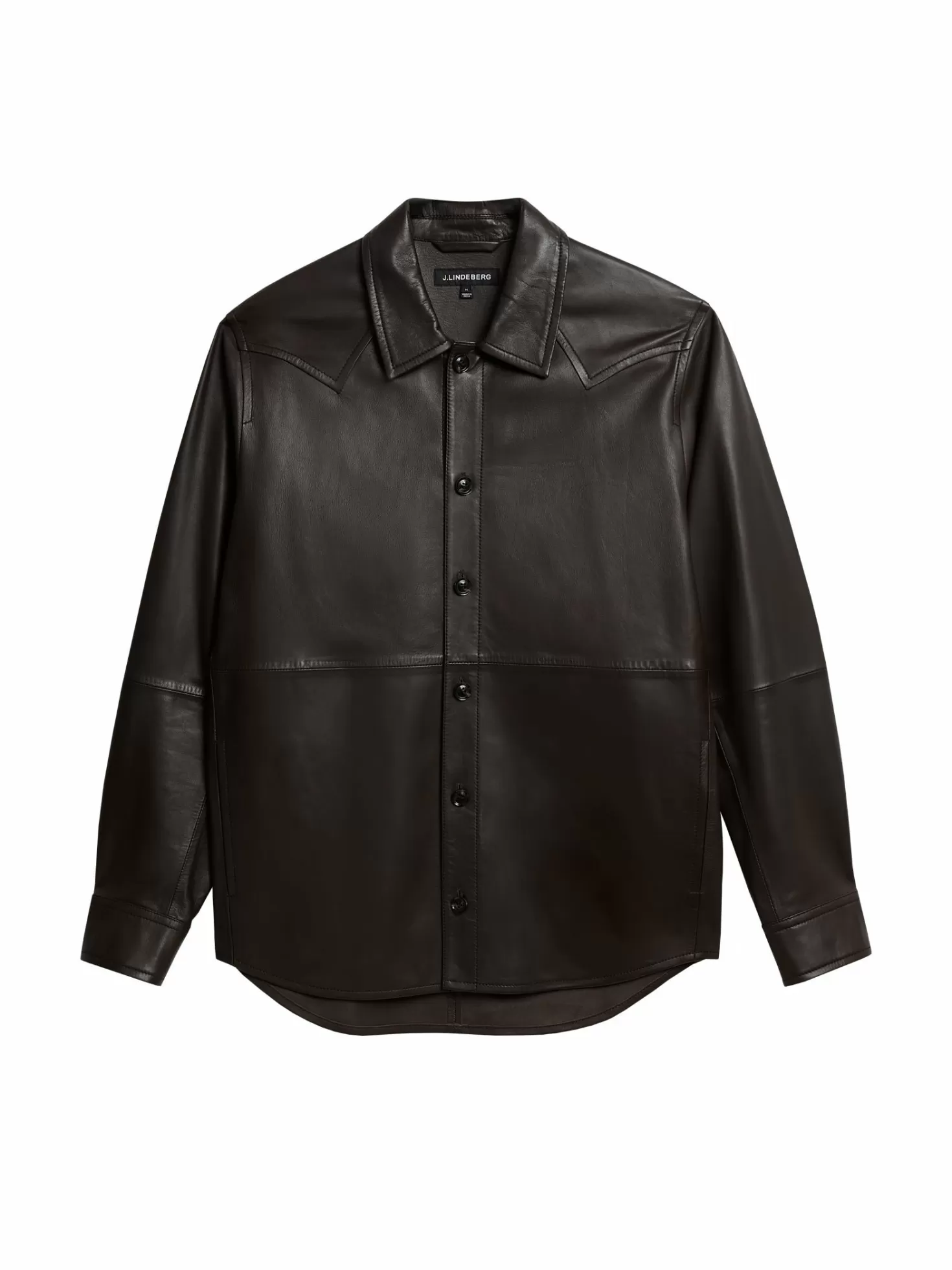 Landon Leather Overshirt | J.Lindeberg Cheap