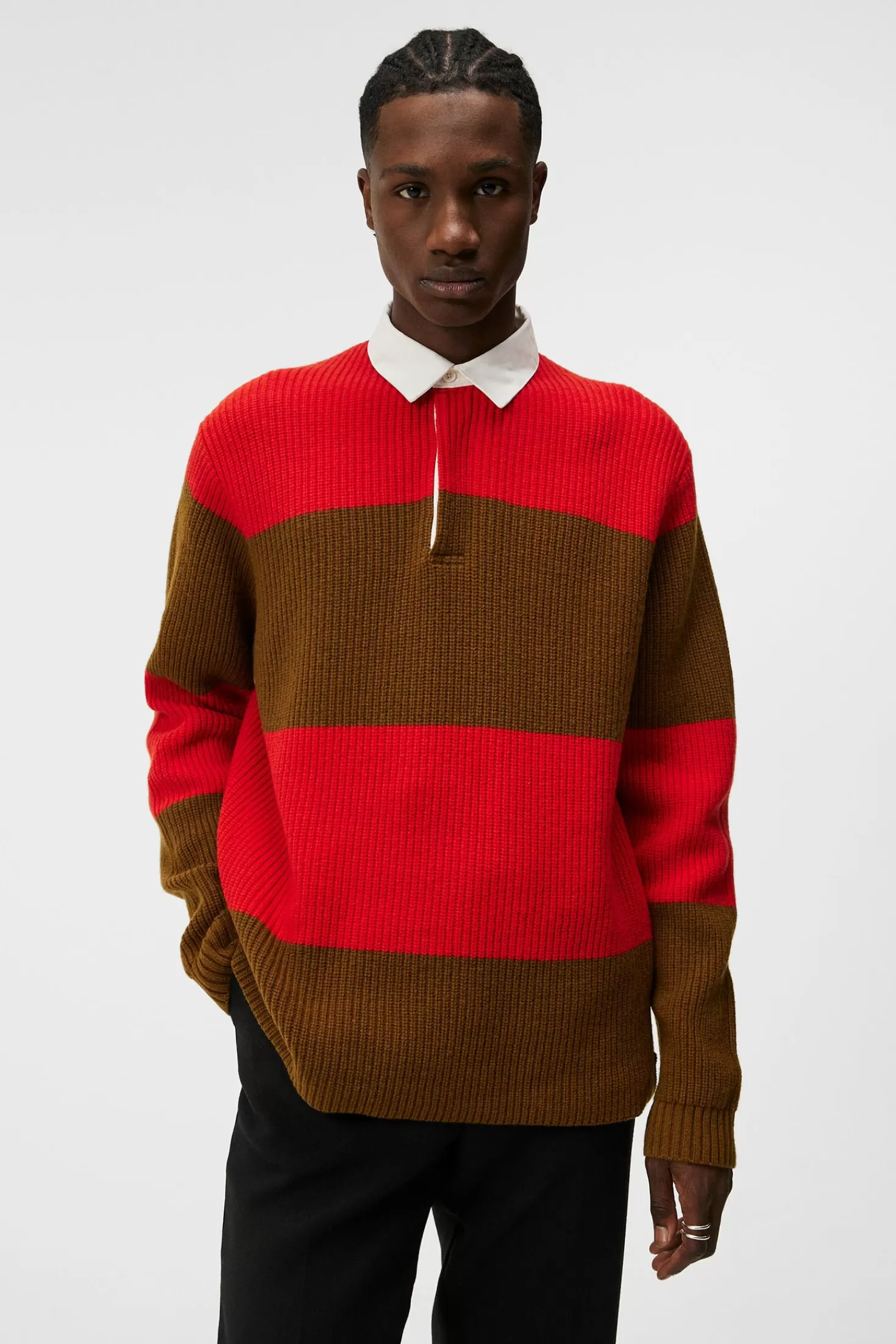 Larkspur Rugby Knit | J.Lindeberg Online