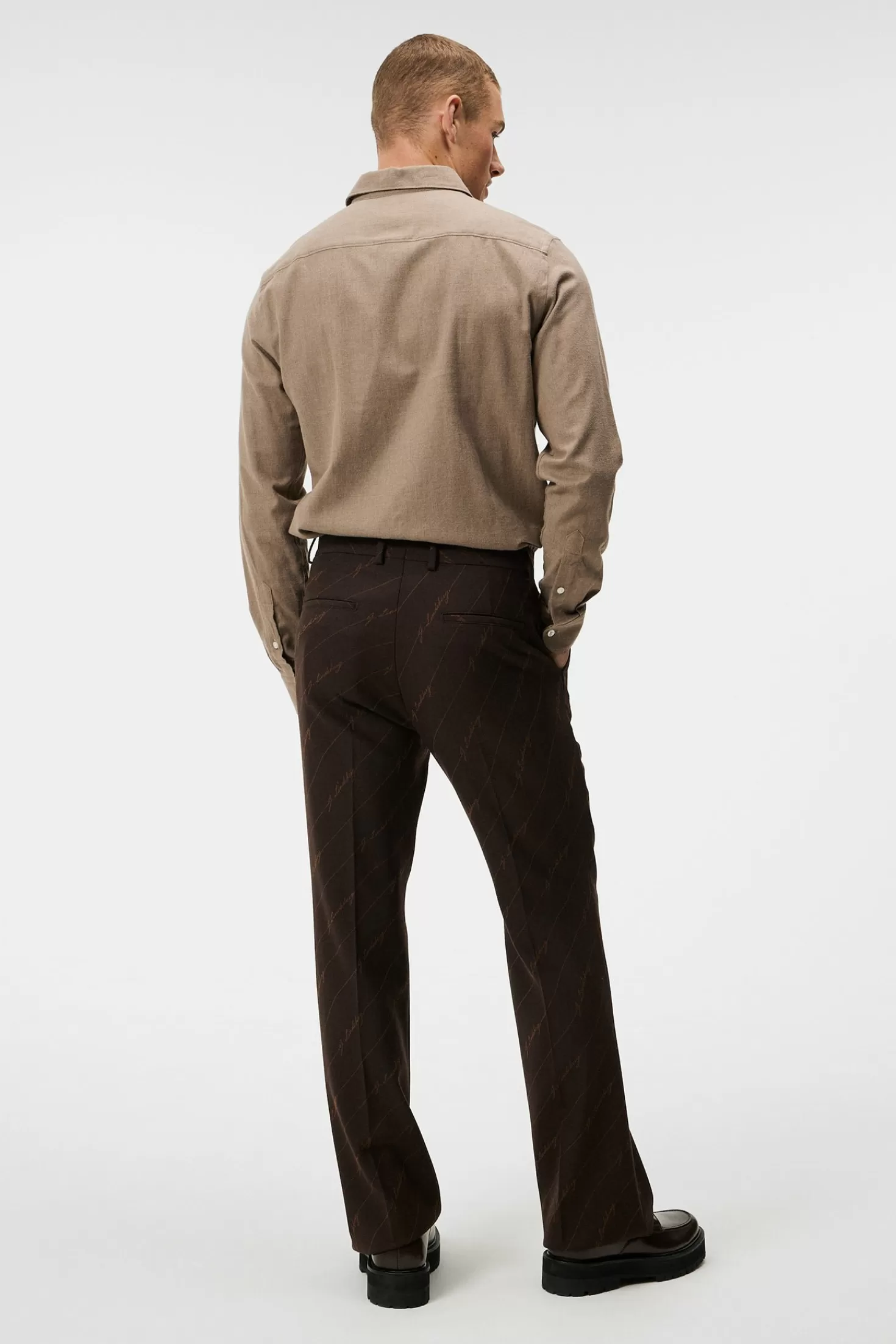 Light Flannel Slim Shirt | J.Lindeberg Sale