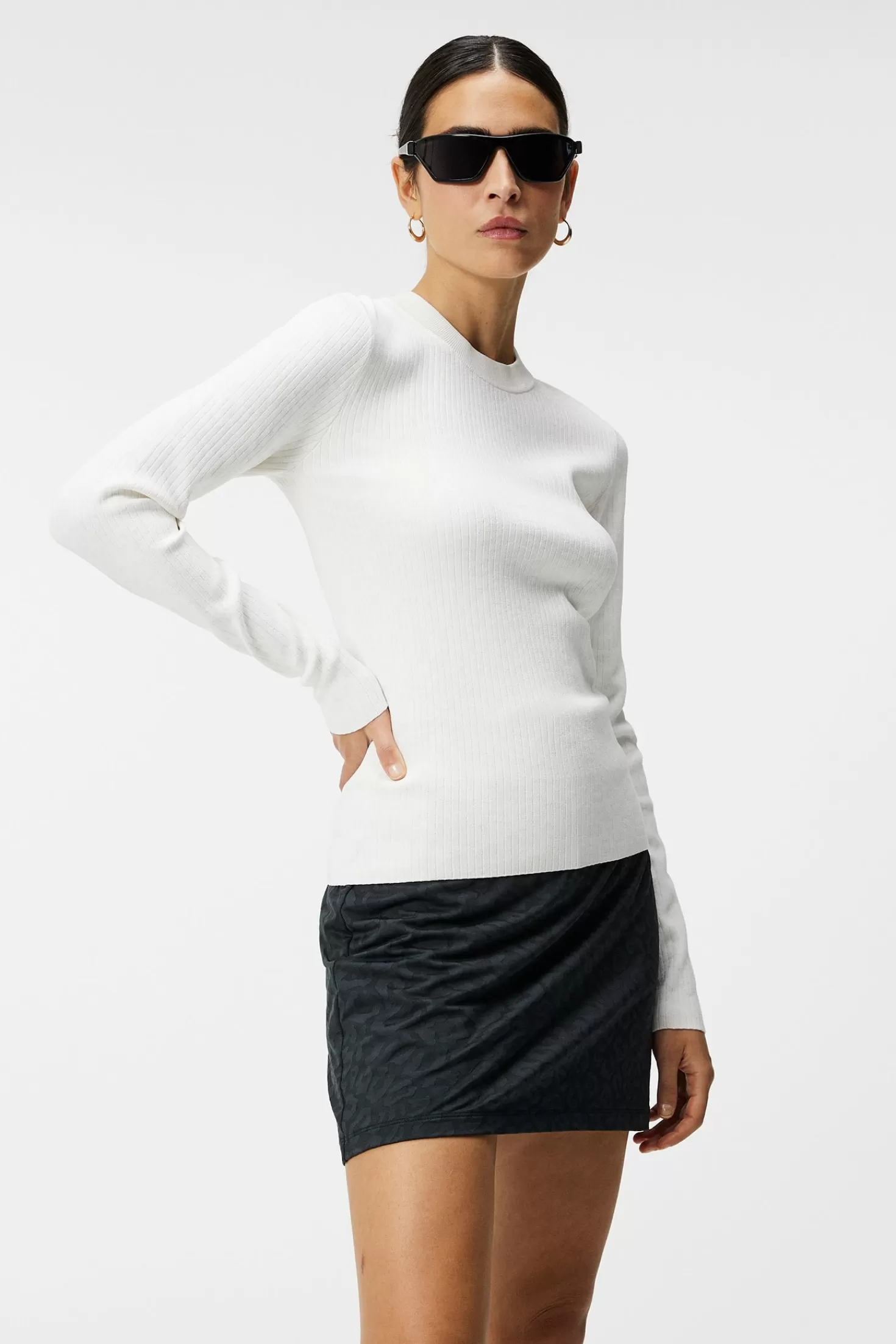 Louise Rib Jacquard Knit | J.Lindeberg Online