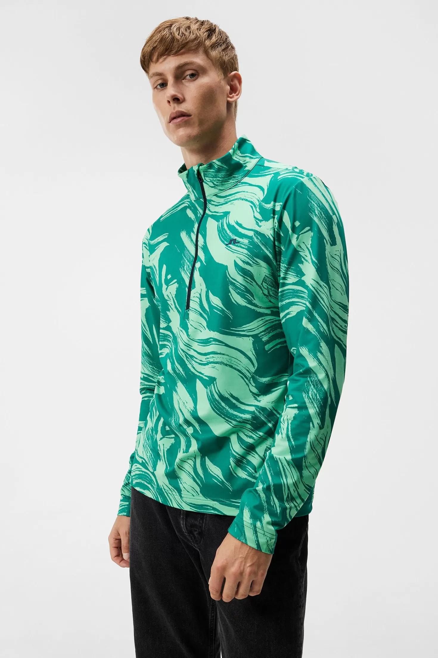 Luke Print Half Zip Mid Layer | J.Lindeberg Cheap