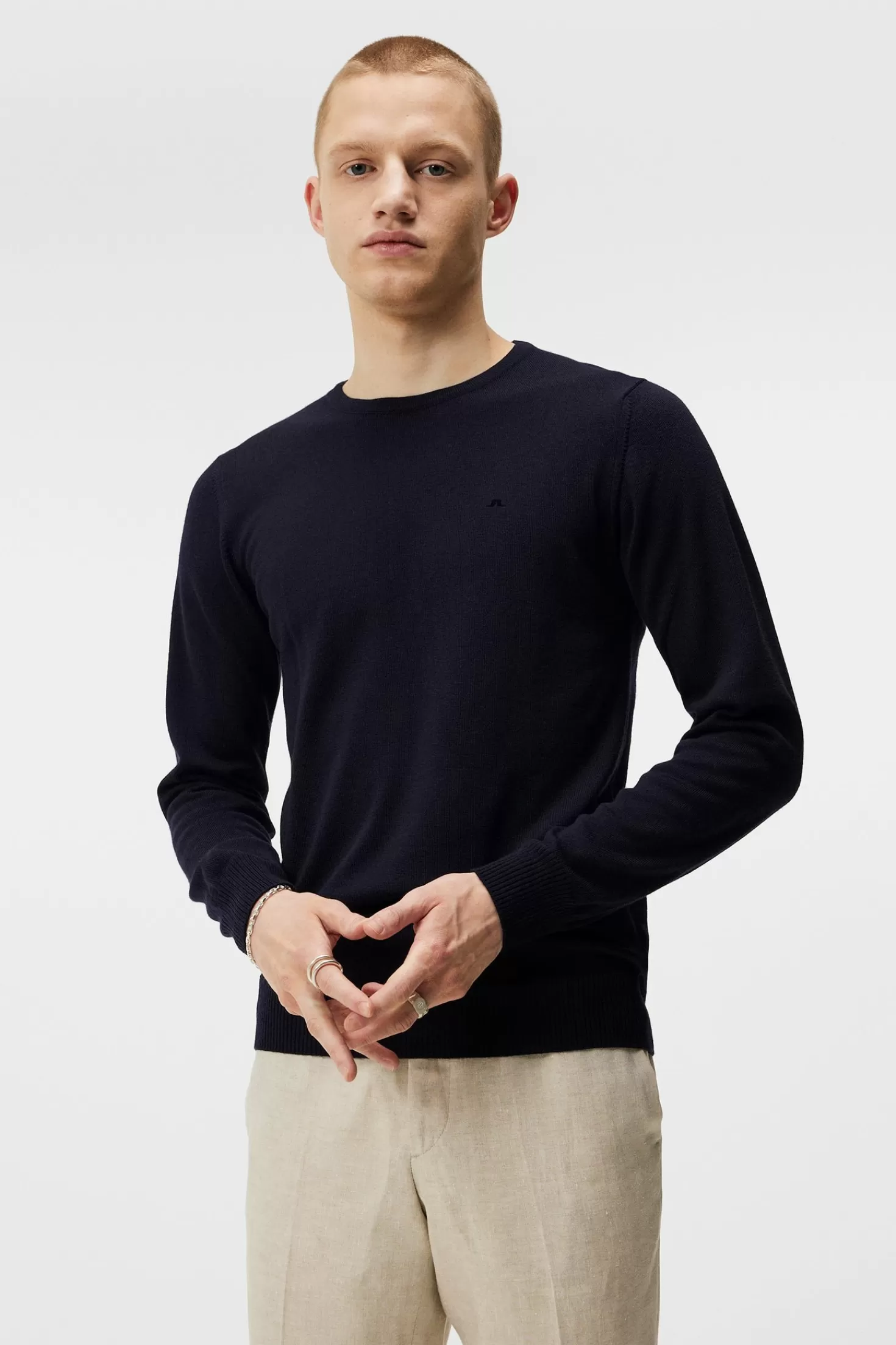 Lyle Merino Crew Neck Sweater | J.Lindeberg Best