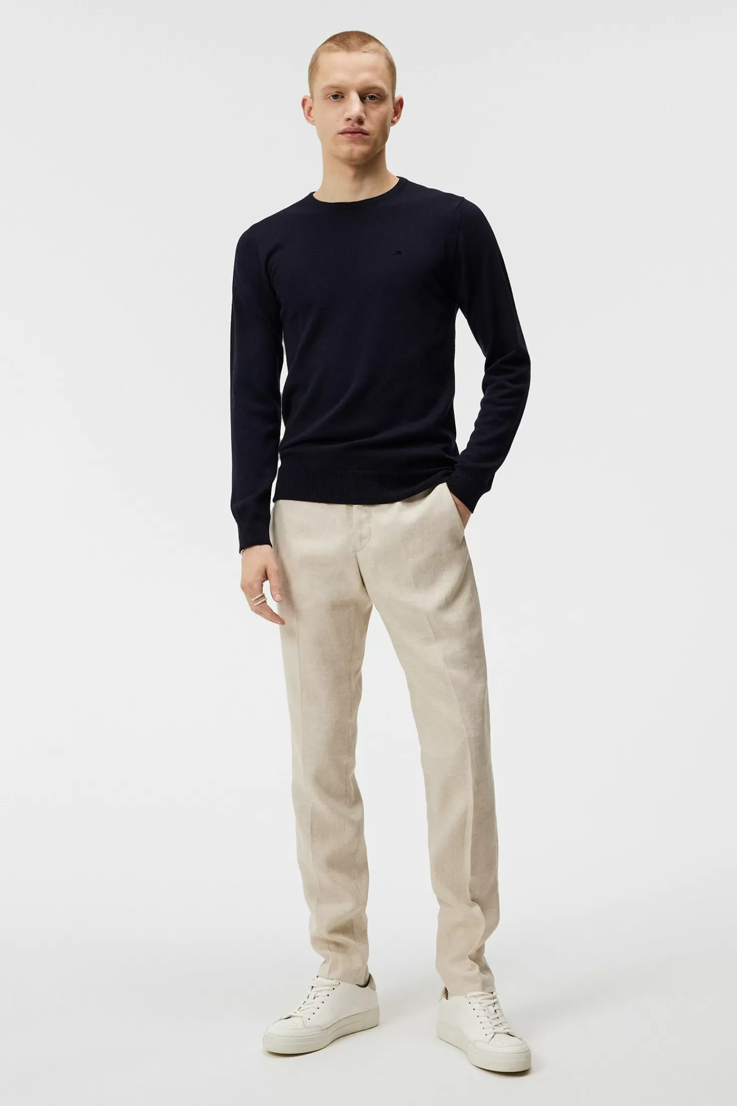Lyle Merino Crew Neck Sweater | J.Lindeberg Best