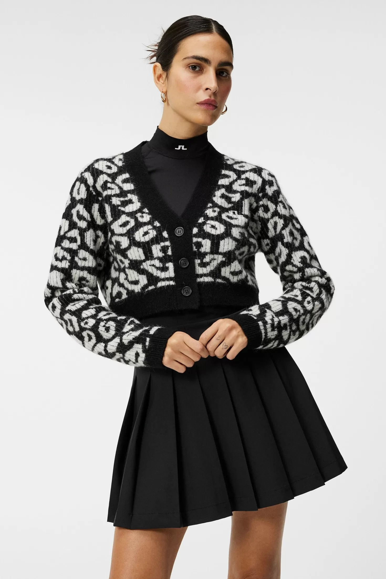 Mallory Cropped Cardigan | J.Lindeberg Hot