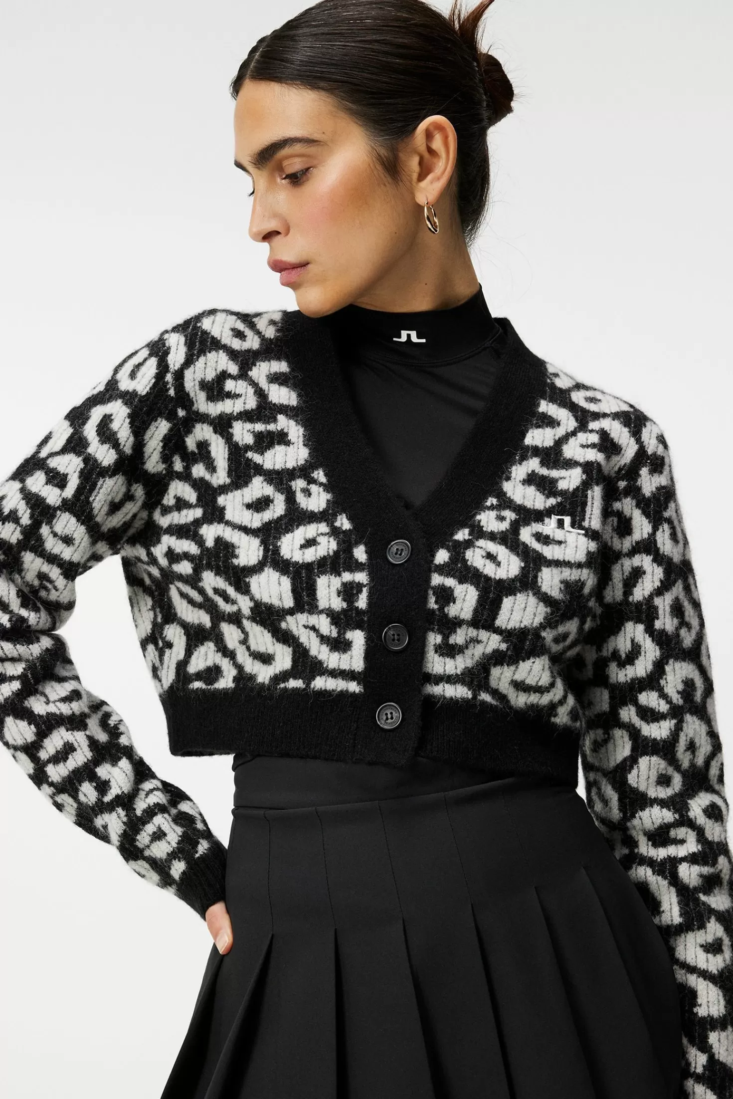Mallory Cropped Cardigan | J.Lindeberg Hot