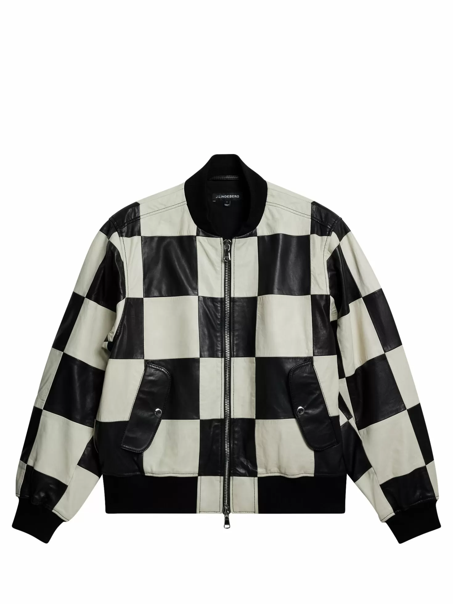 Milan Patchwork Leather Jacket | J.Lindeberg Online