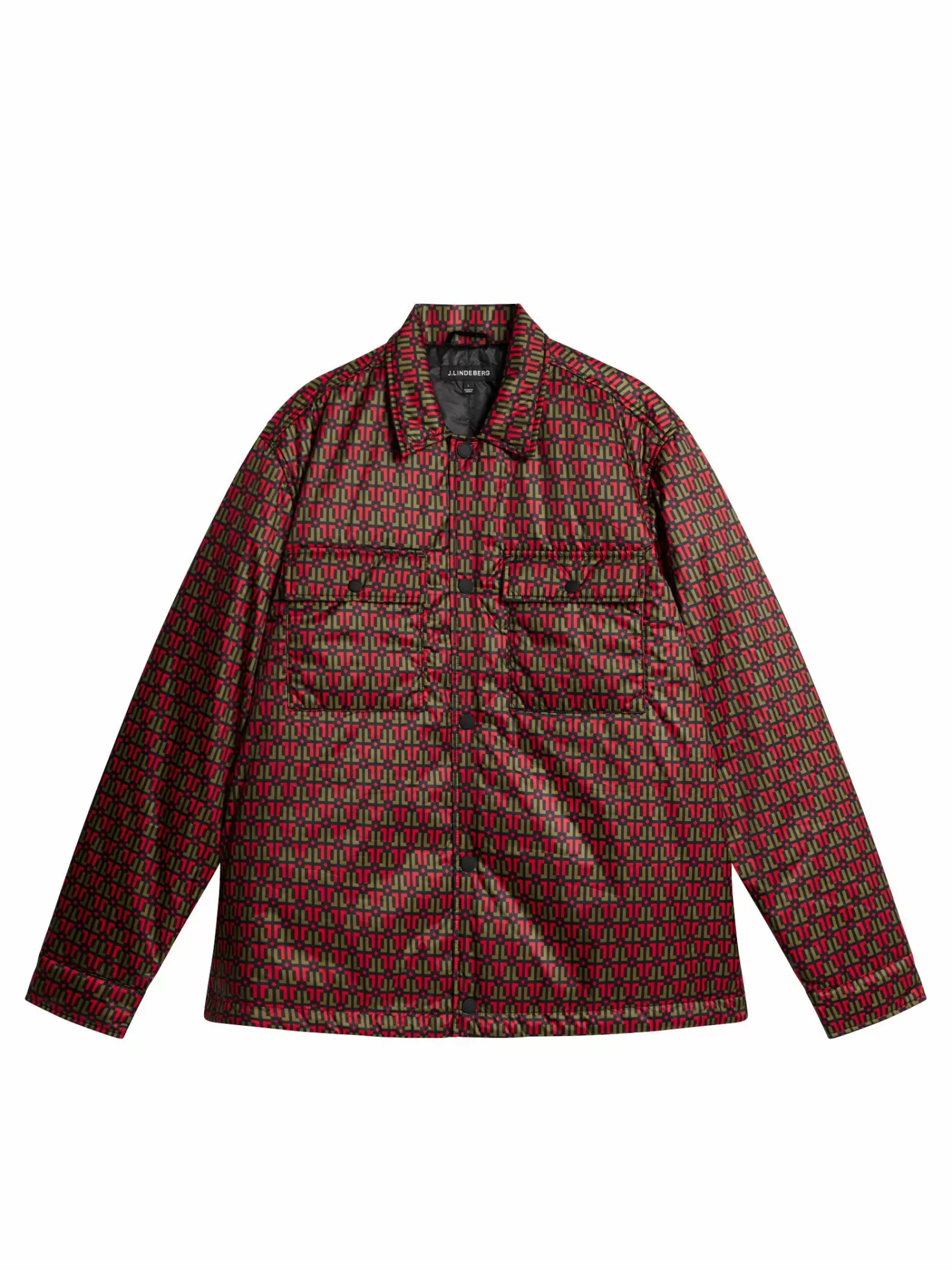 Nile Padded Print Overshirt | J.Lindeberg Clearance