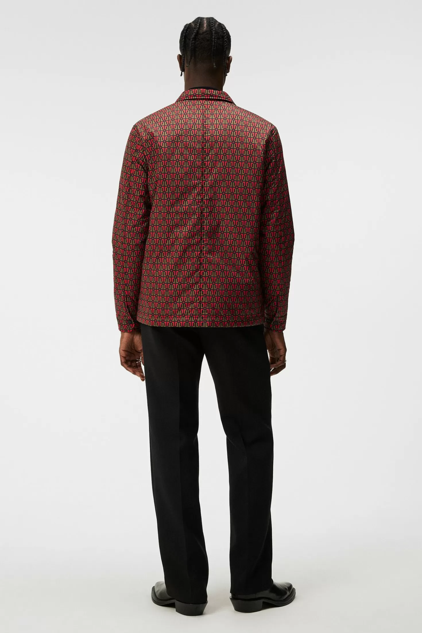 Nile Padded Print Overshirt | J.Lindeberg Clearance