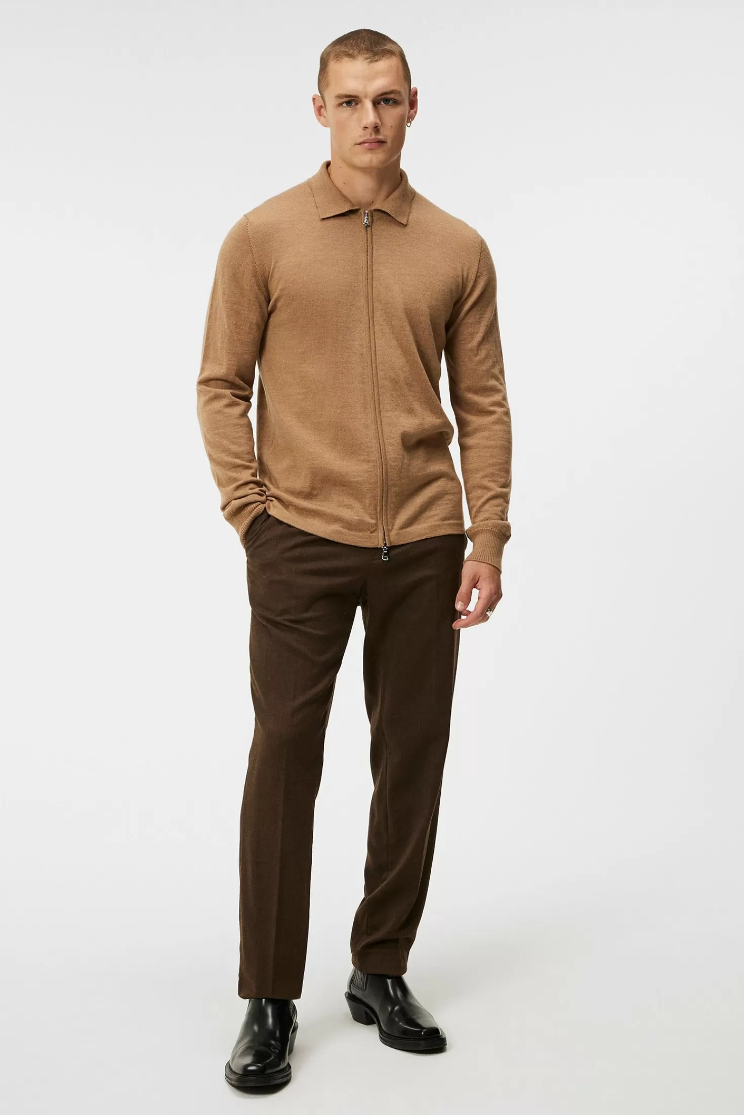 Nyle Merino Zip Cardigann | J.Lindeberg Flash Sale