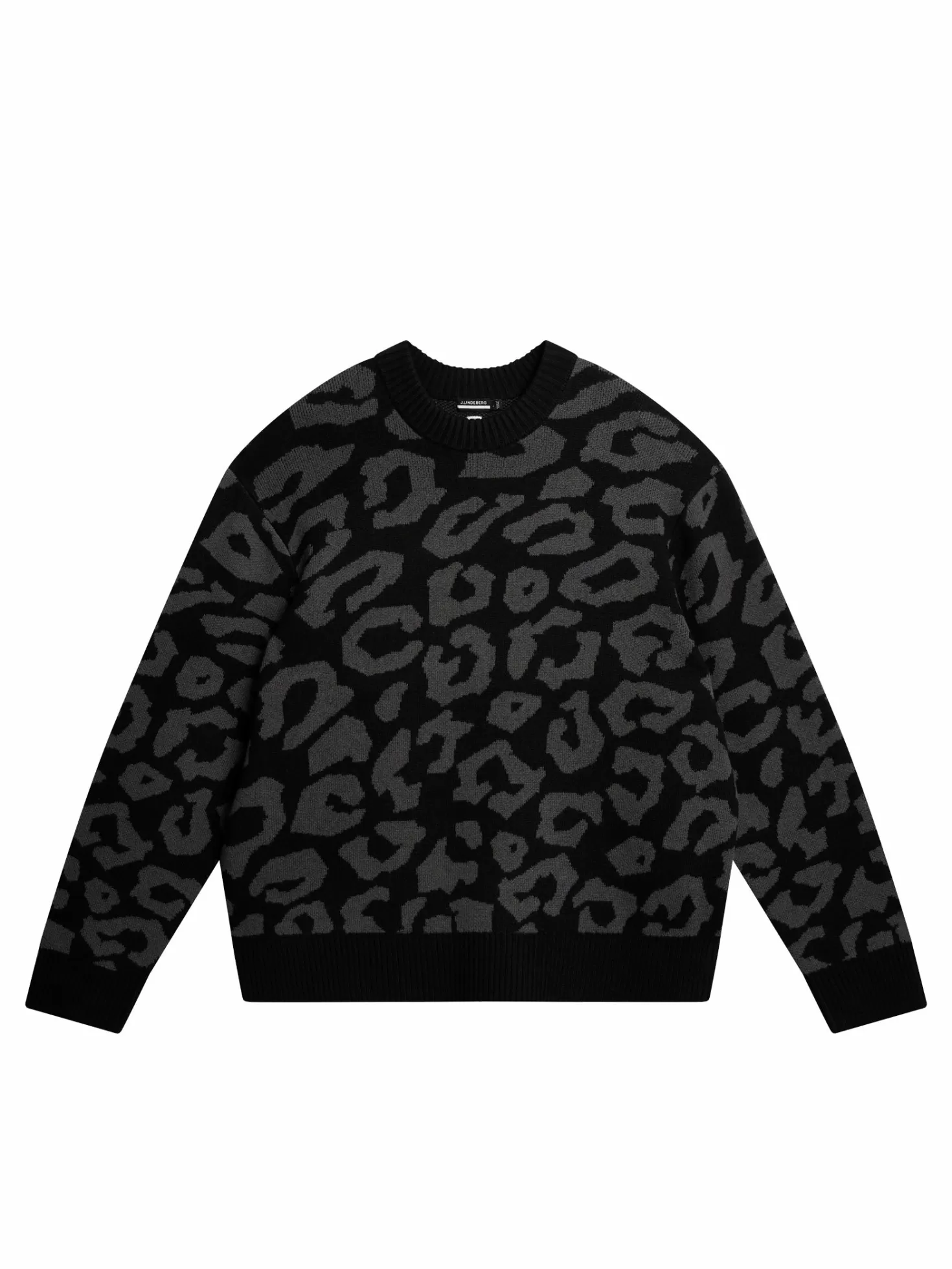 Olive Crew Neck Knit | J.Lindeberg Shop