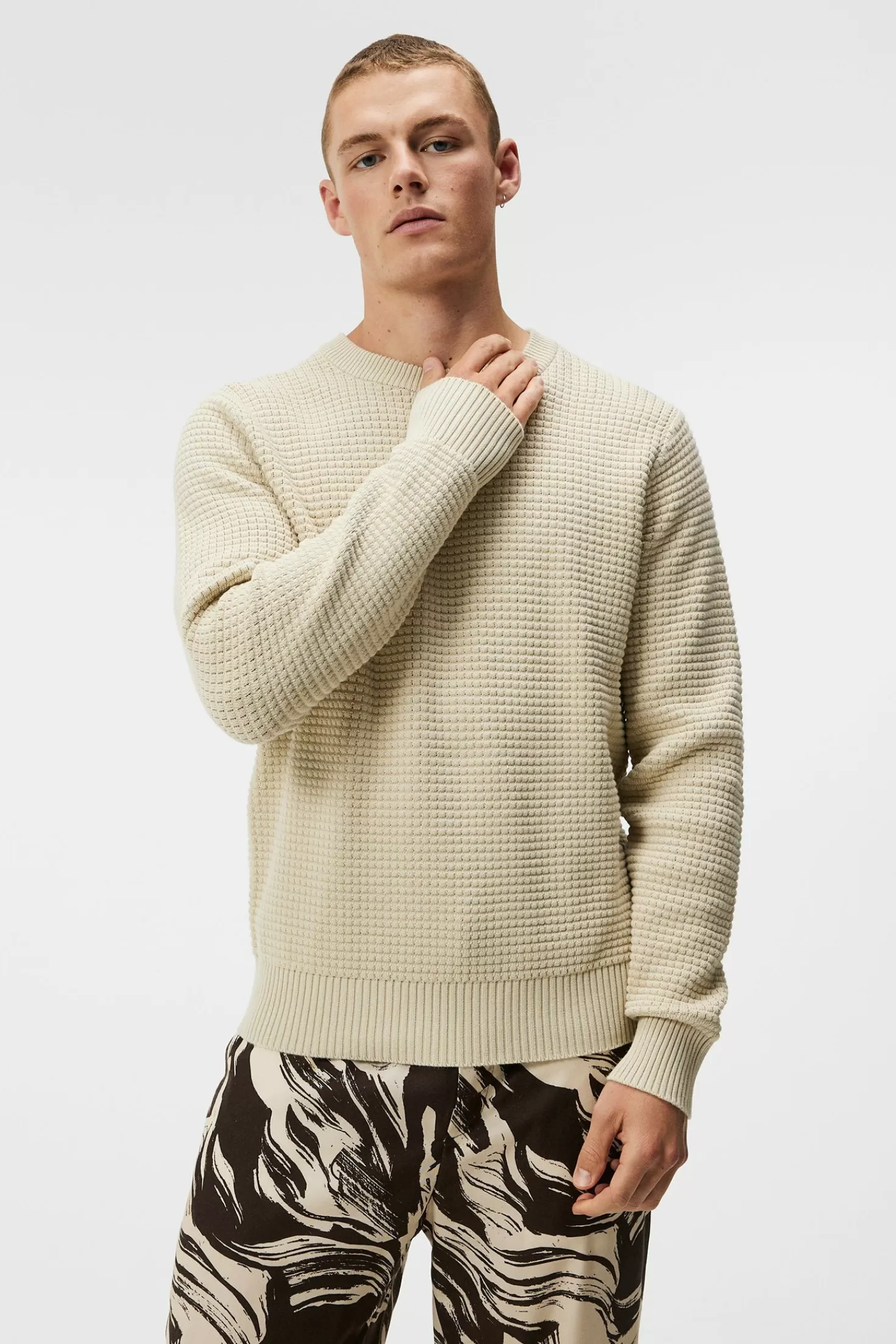 Oliver Structure Sweater | J.Lindeberg Fashion