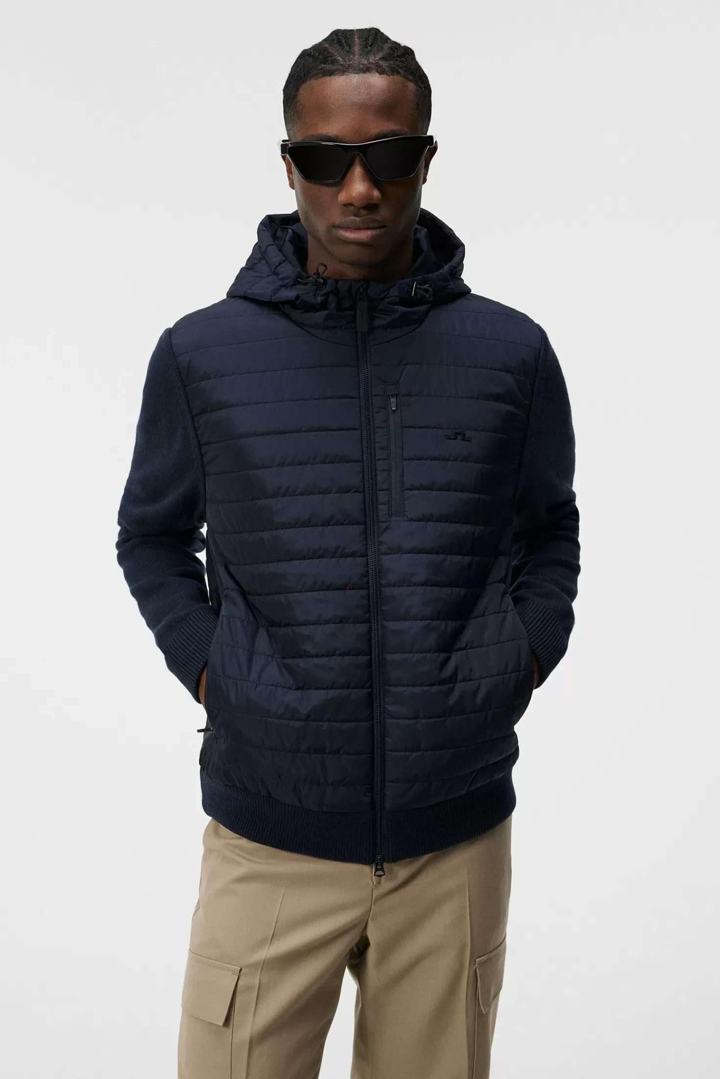 Pierre Knitted Hybrid Jacket | J.Lindeberg Cheap