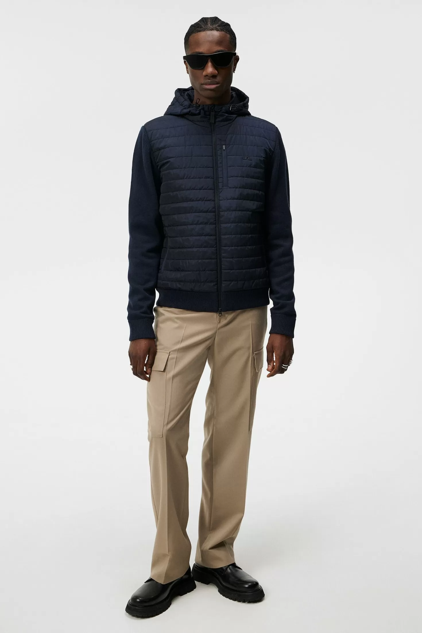 Pierre Knitted Hybrid Jacket | J.Lindeberg Cheap