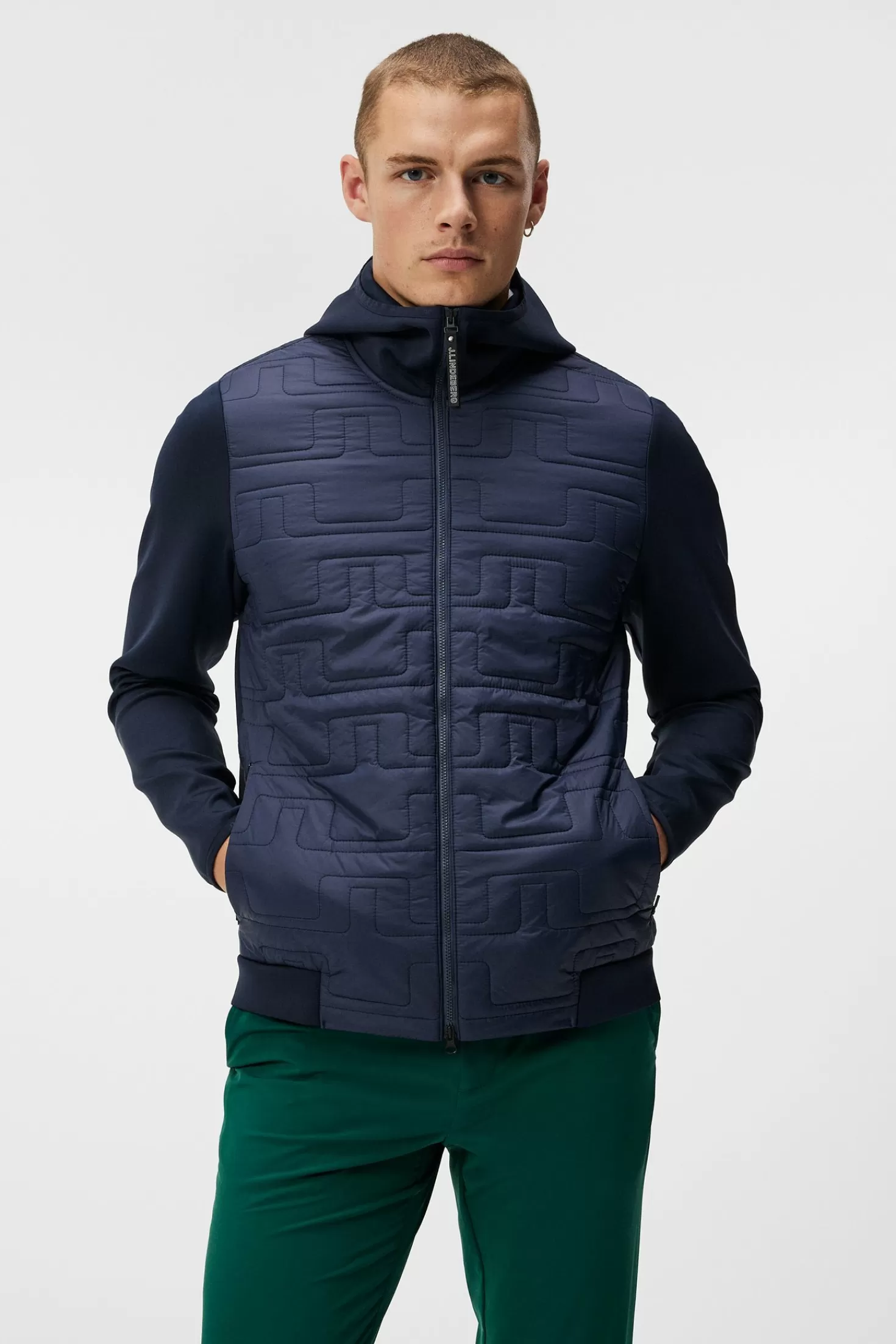Quilt Hybrid Hood Jacket | J.Lindeberg Online