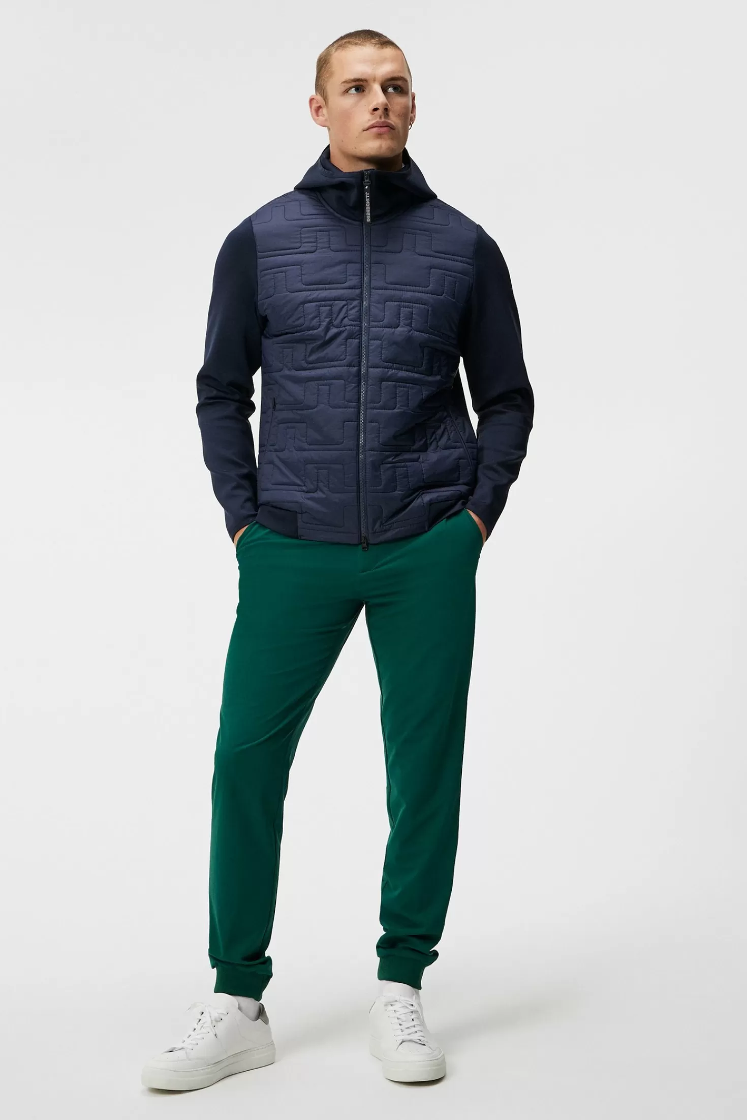 Quilt Hybrid Hood Jacket | J.Lindeberg Online