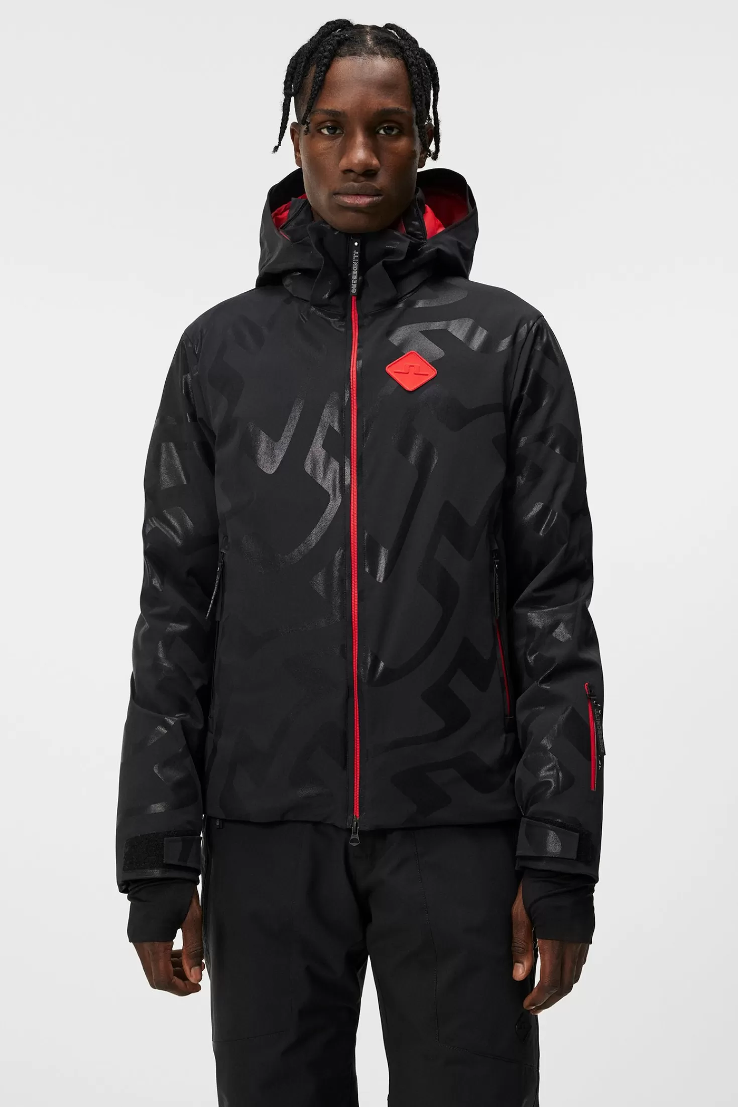 Ray Hybrid Jacket Printed | J.Lindeberg Flash Sale