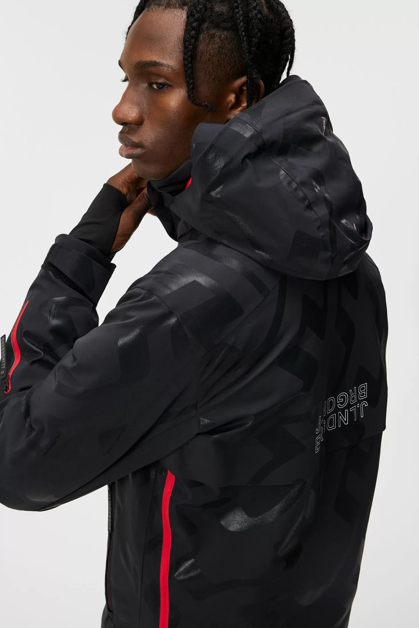 Ray Hybrid Jacket Printed | J.Lindeberg Flash Sale