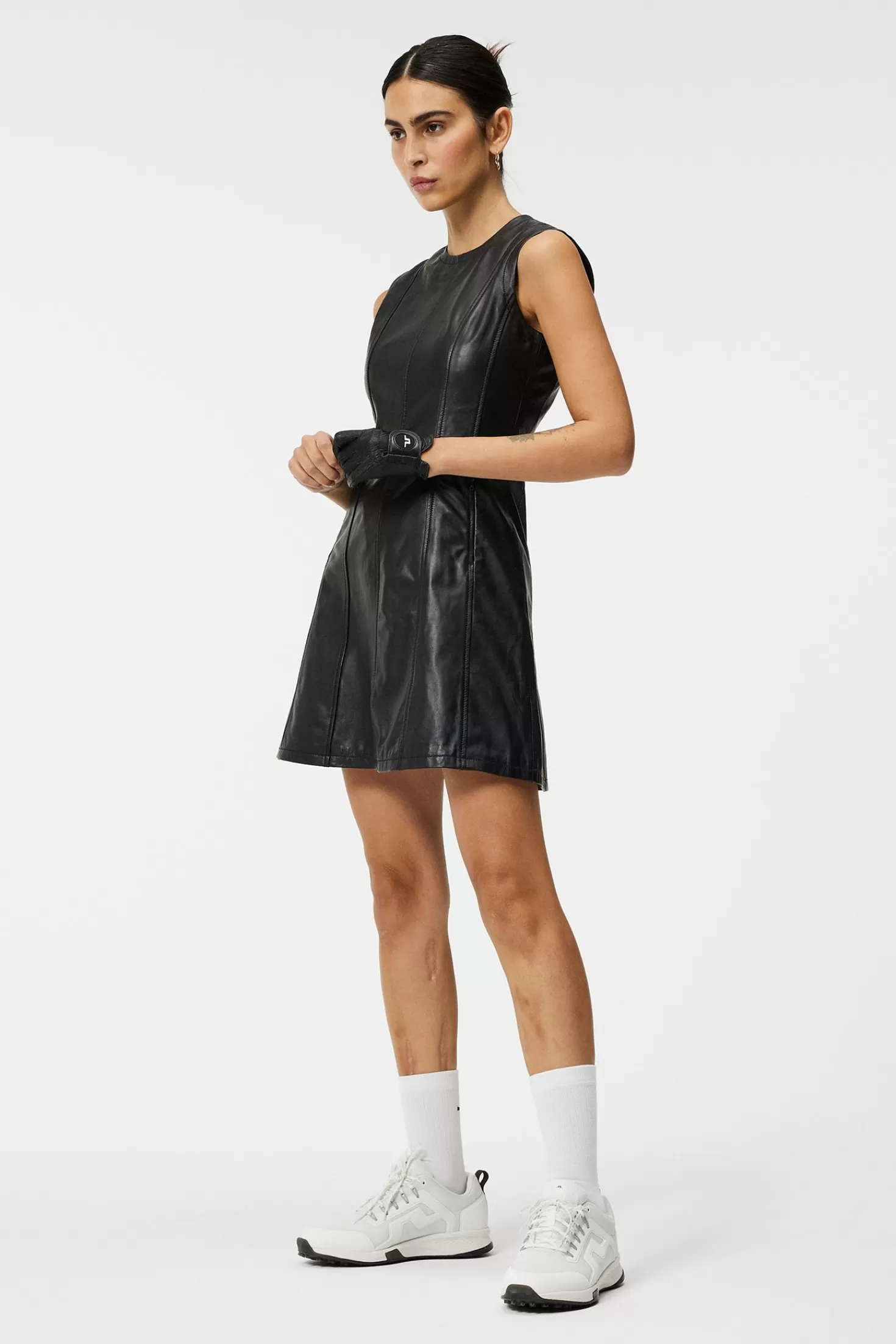 Ruby Leather Dress | J.Lindeberg Hot