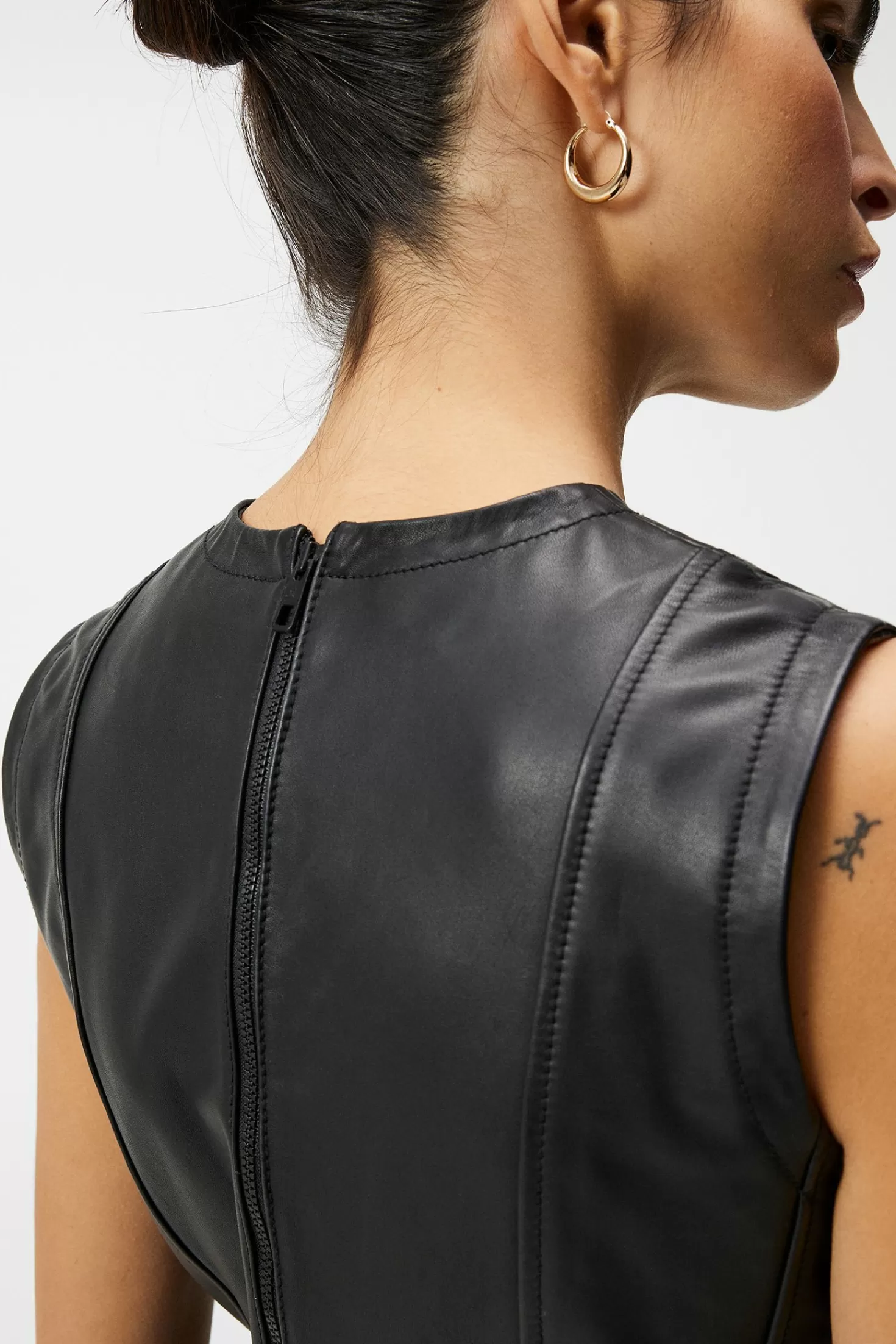 Ruby Leather Dress | J.Lindeberg Hot
