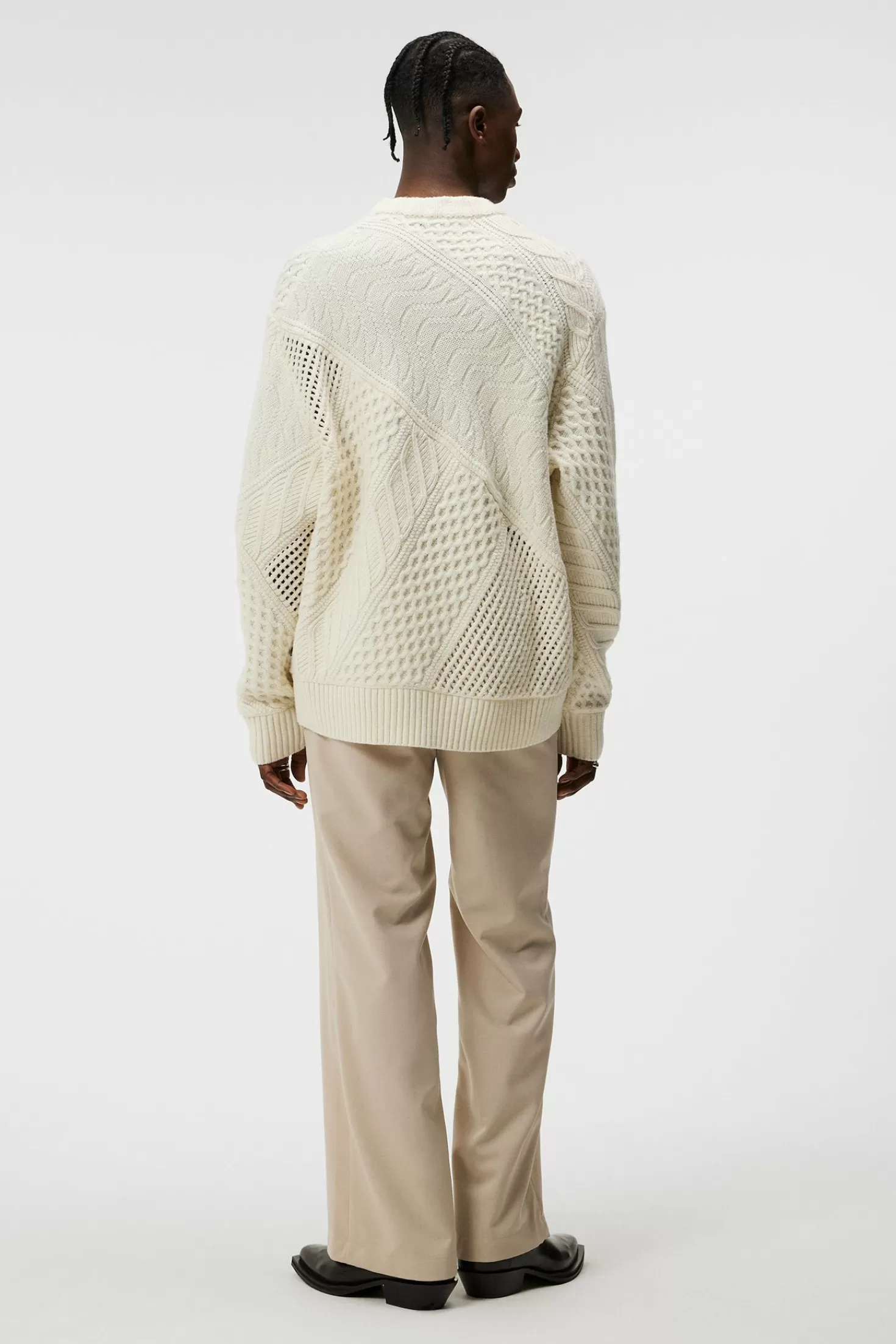 Savio Cable Knit Mock Neck | J.Lindeberg Shop