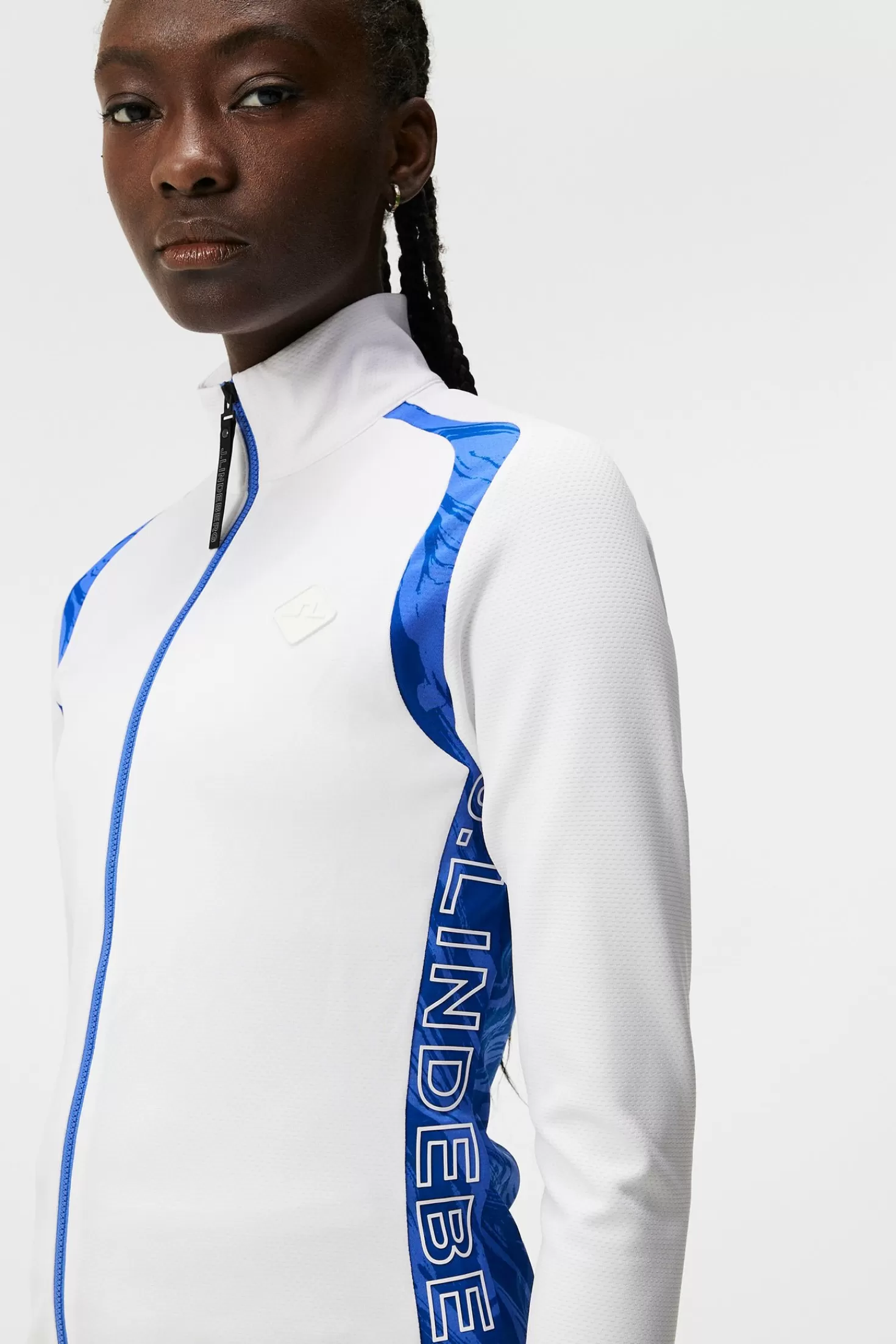 Solar Print Full Zip Mid Layer | J.Lindeberg Store