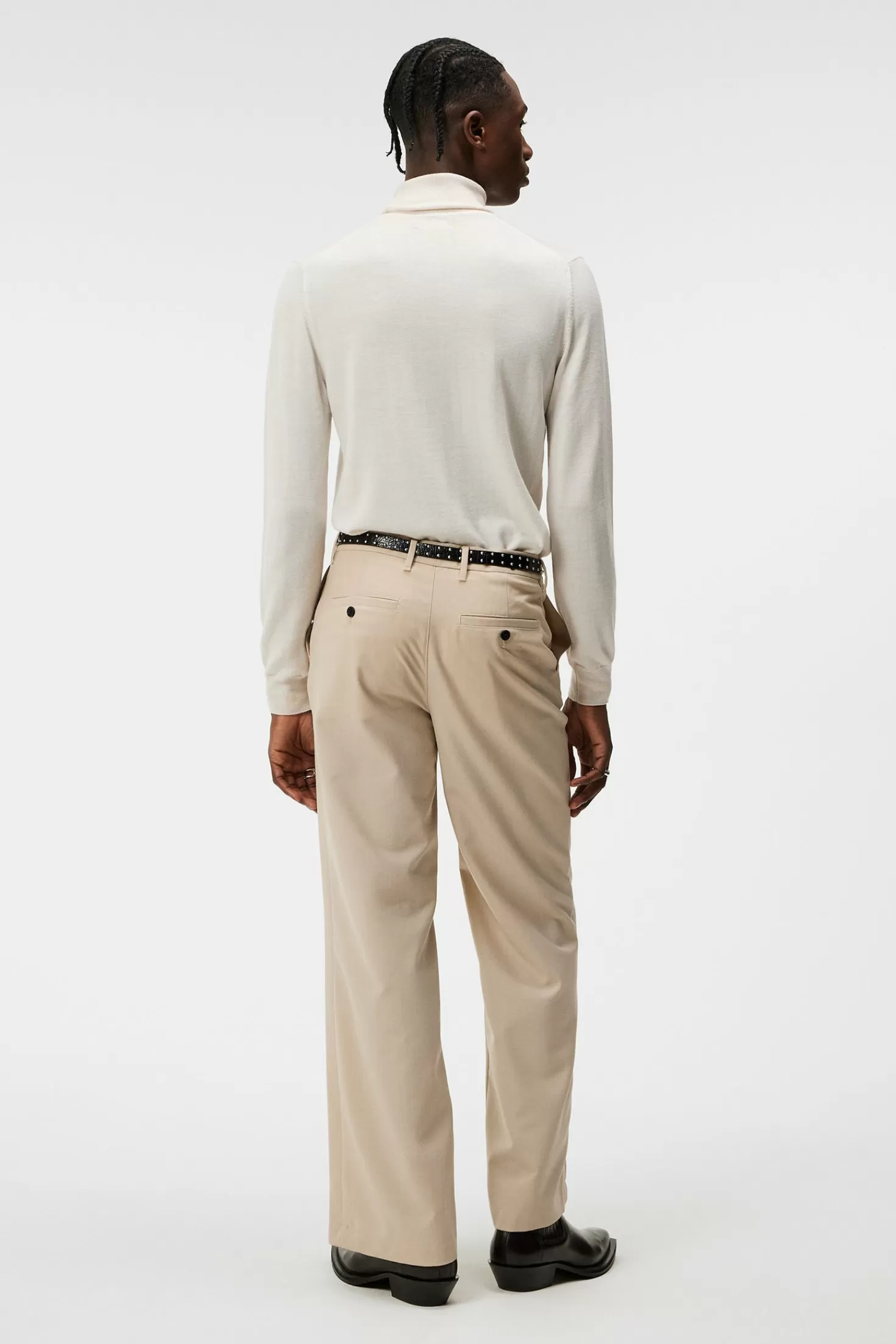 Sonny Wide Wool Pants | J.Lindeberg New