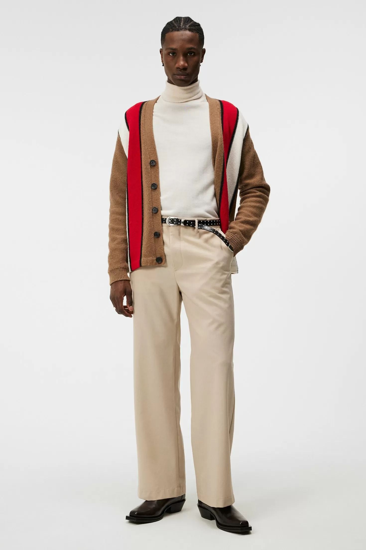 Sonny Wide Wool Pants | J.Lindeberg New