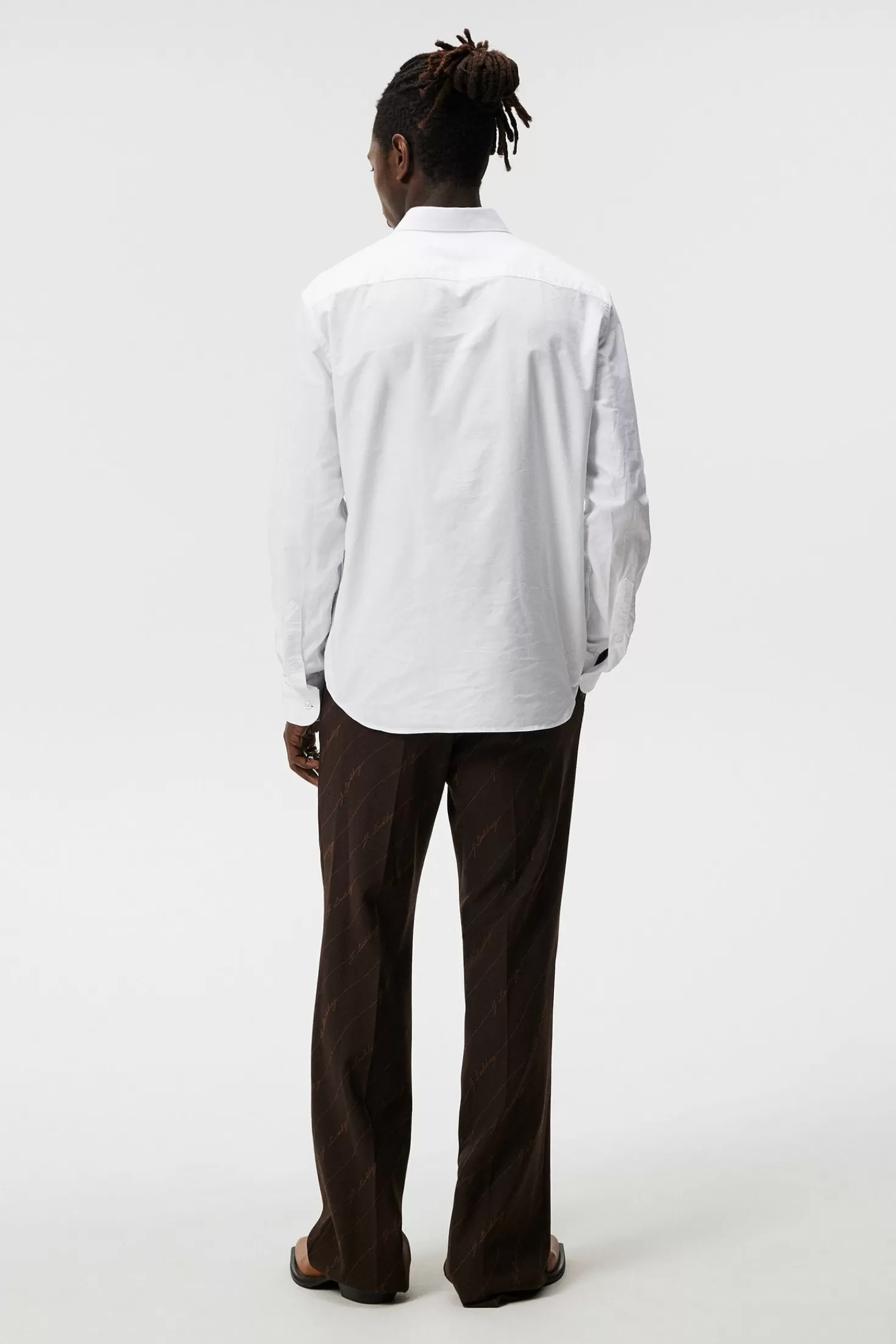 Stretch Oxford Org Slim Shirt | J.Lindeberg Discount