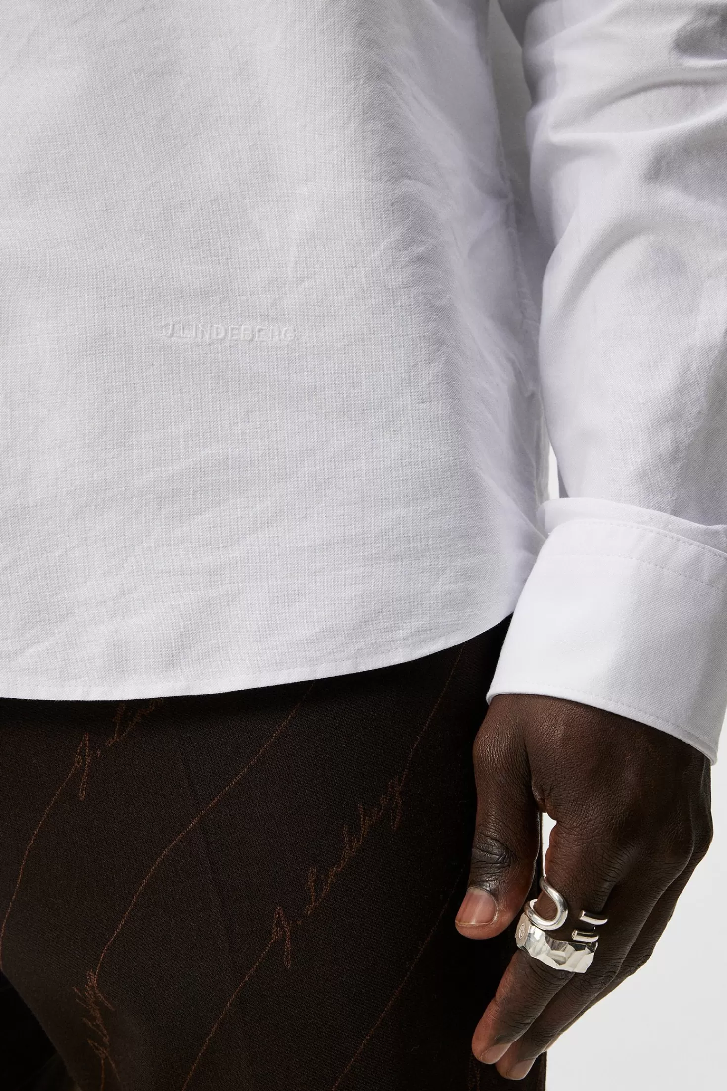 Stretch Oxford Org Slim Shirt | J.Lindeberg Discount