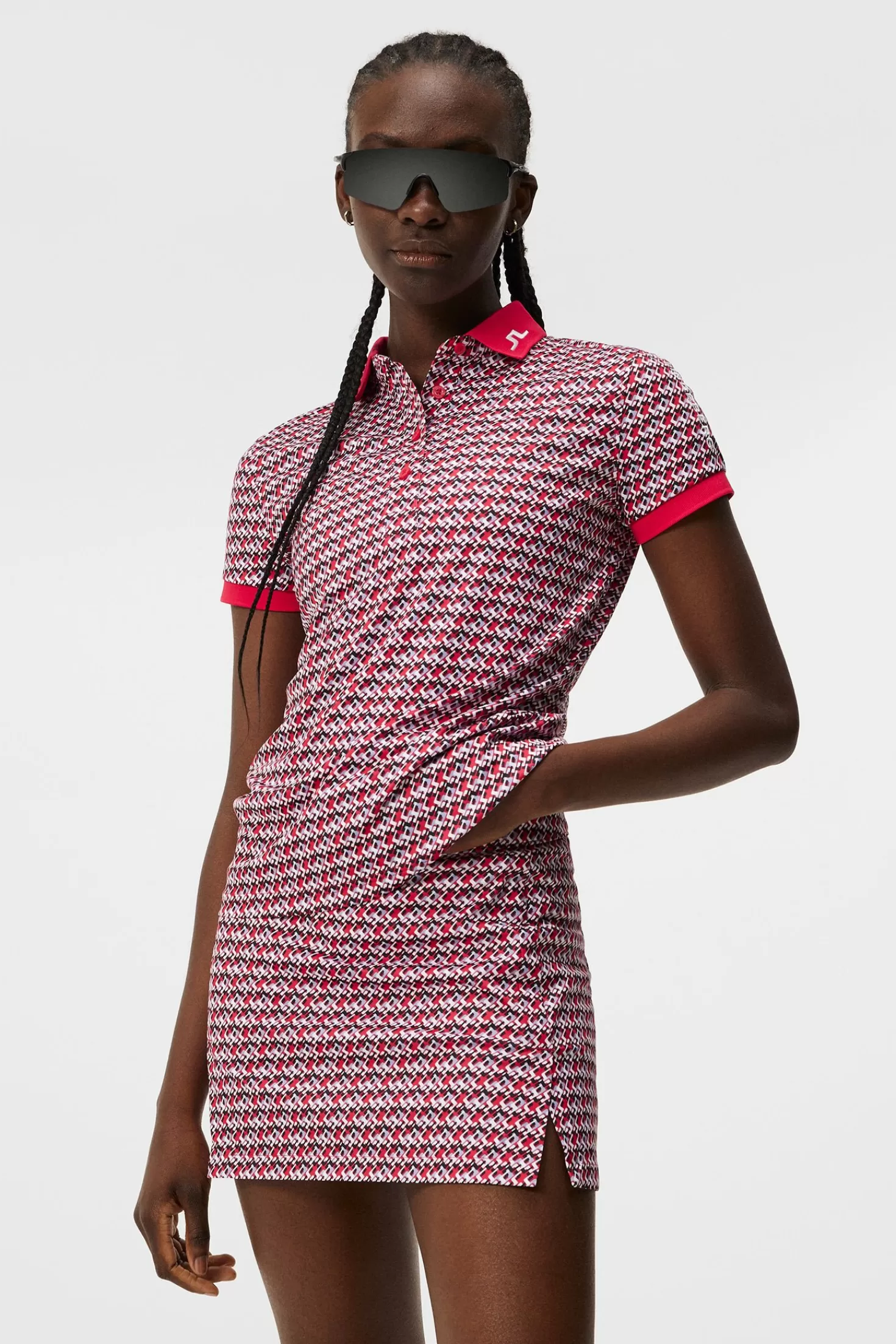 Tour Tech Print Polo | J.Lindeberg Sale