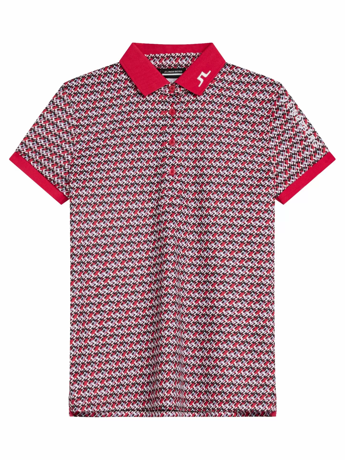 Tour Tech Print Polo | J.Lindeberg Sale