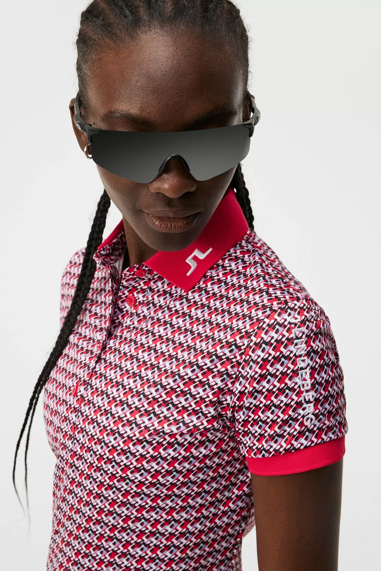 Tour Tech Print Polo | J.Lindeberg Sale