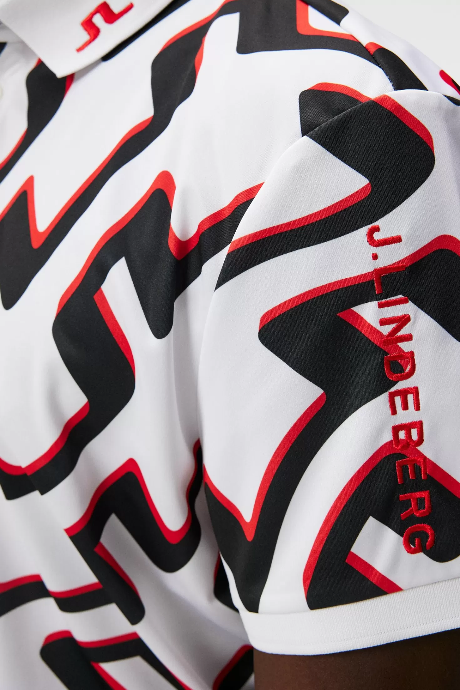 Tour Tech Reg Fit Print Polo | J.Lindeberg Best Sale