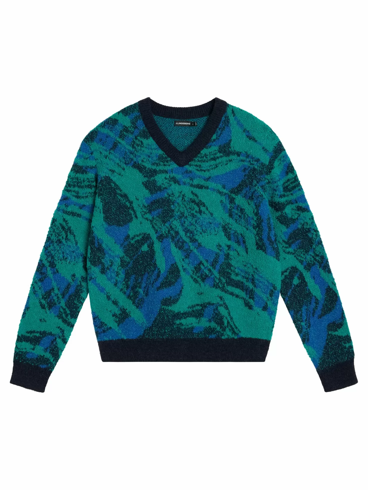 Trestle Jacquard V-Neck | J.Lindeberg Cheap