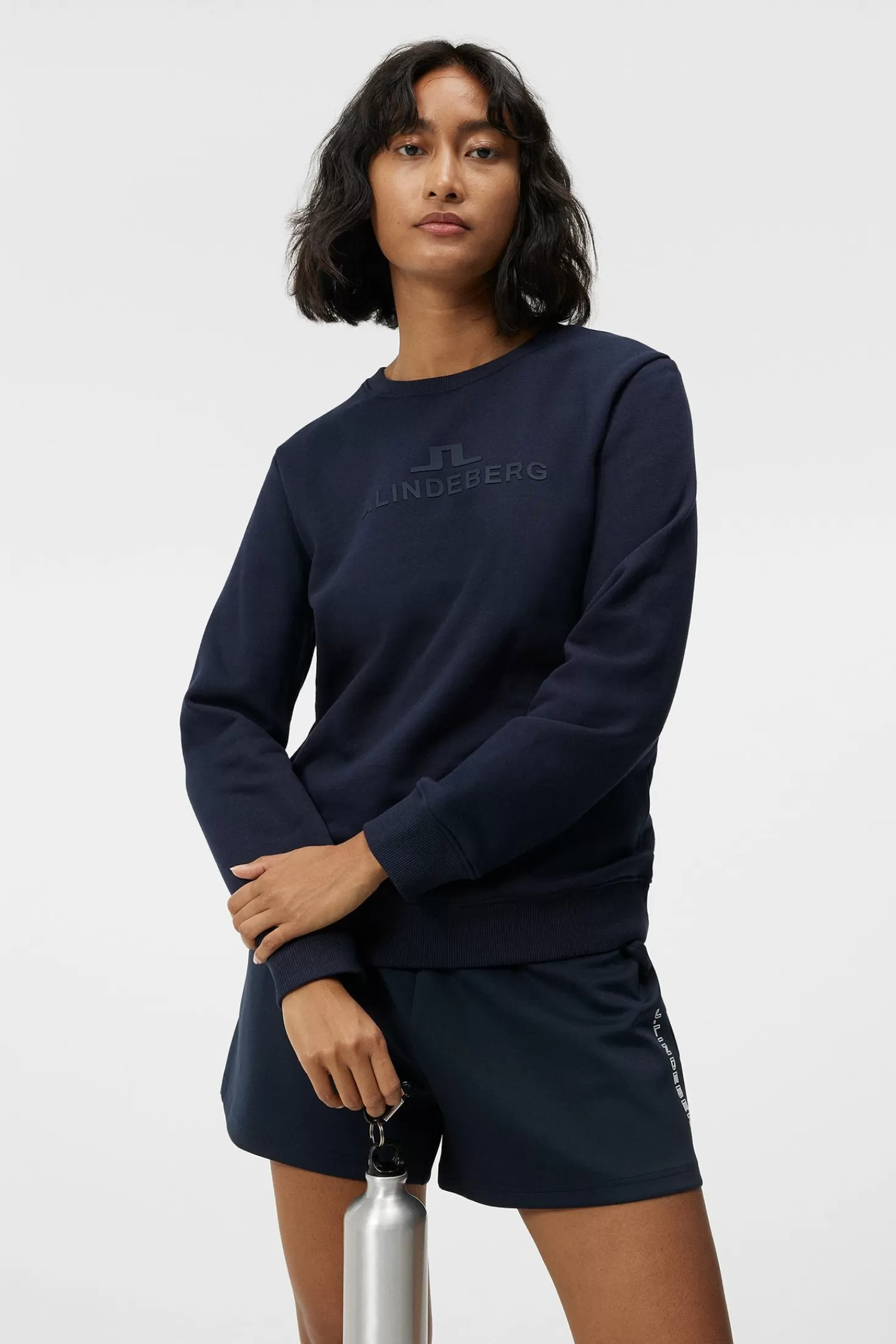 W Alpha Crew Neck | J.Lindeberg Outlet