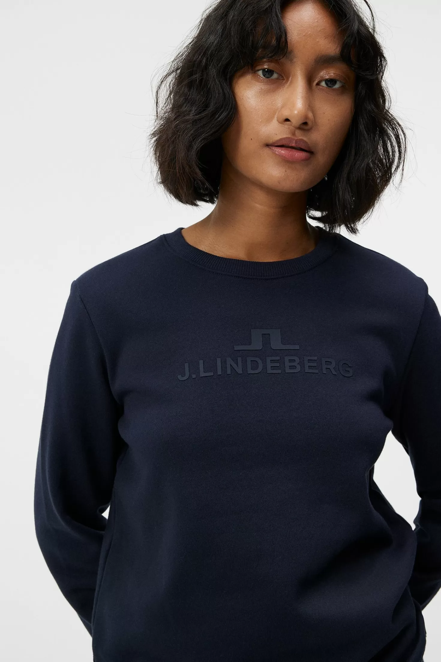 W Alpha Crew Neck | J.Lindeberg Clearance