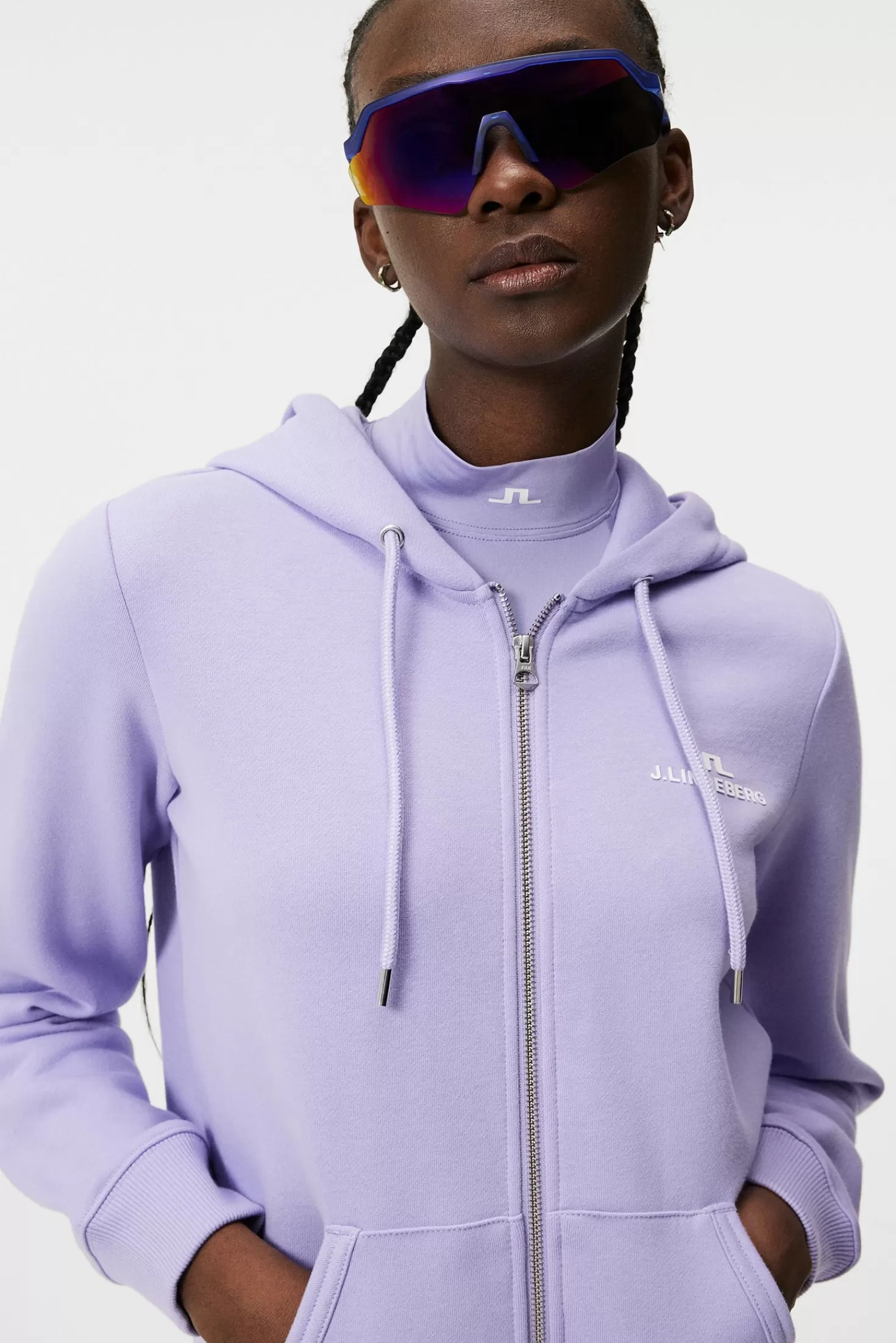 W Alpha Zip Hood | J.Lindeberg Cheap