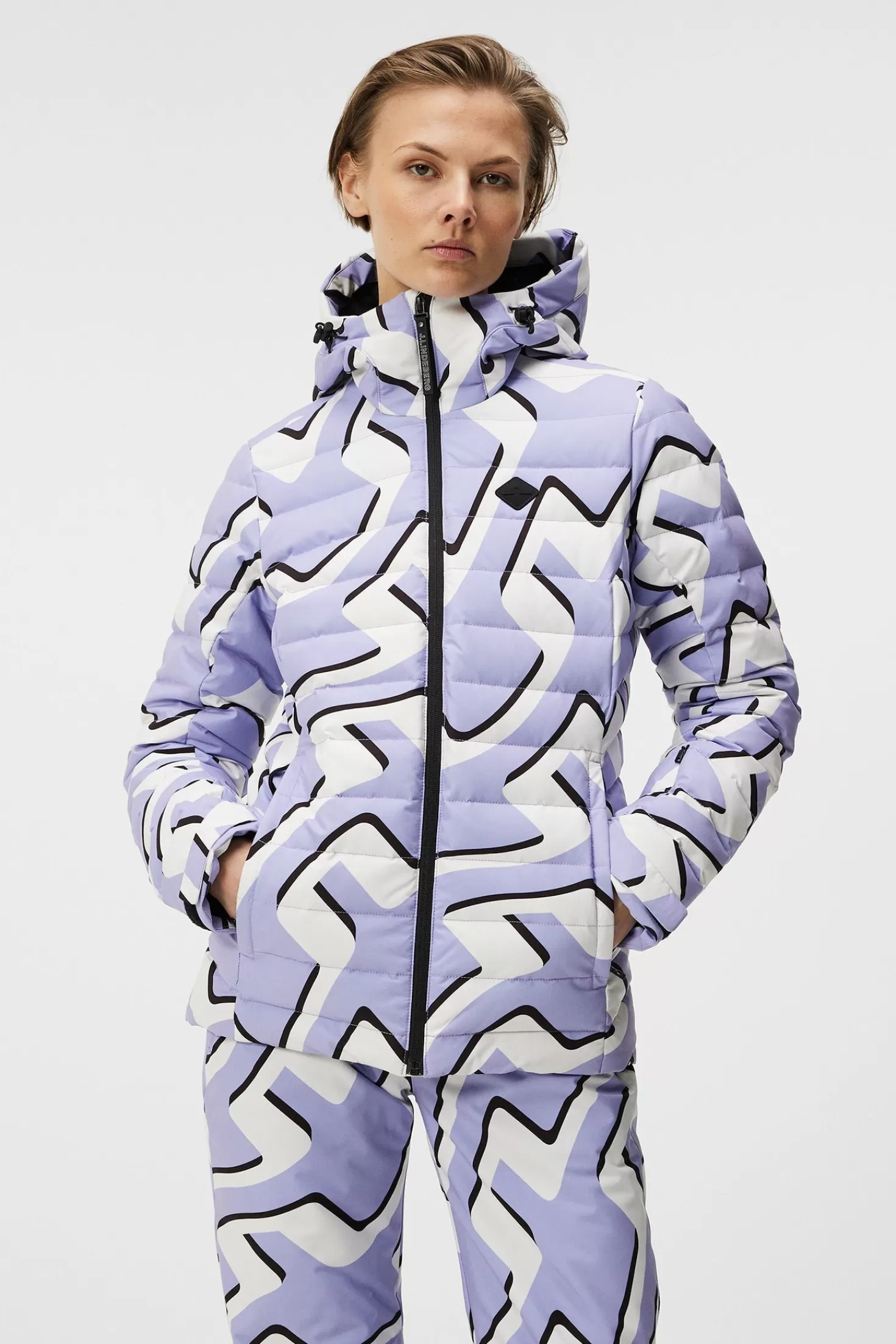 W Thermic Down Jacket Printed | J.Lindeberg Store