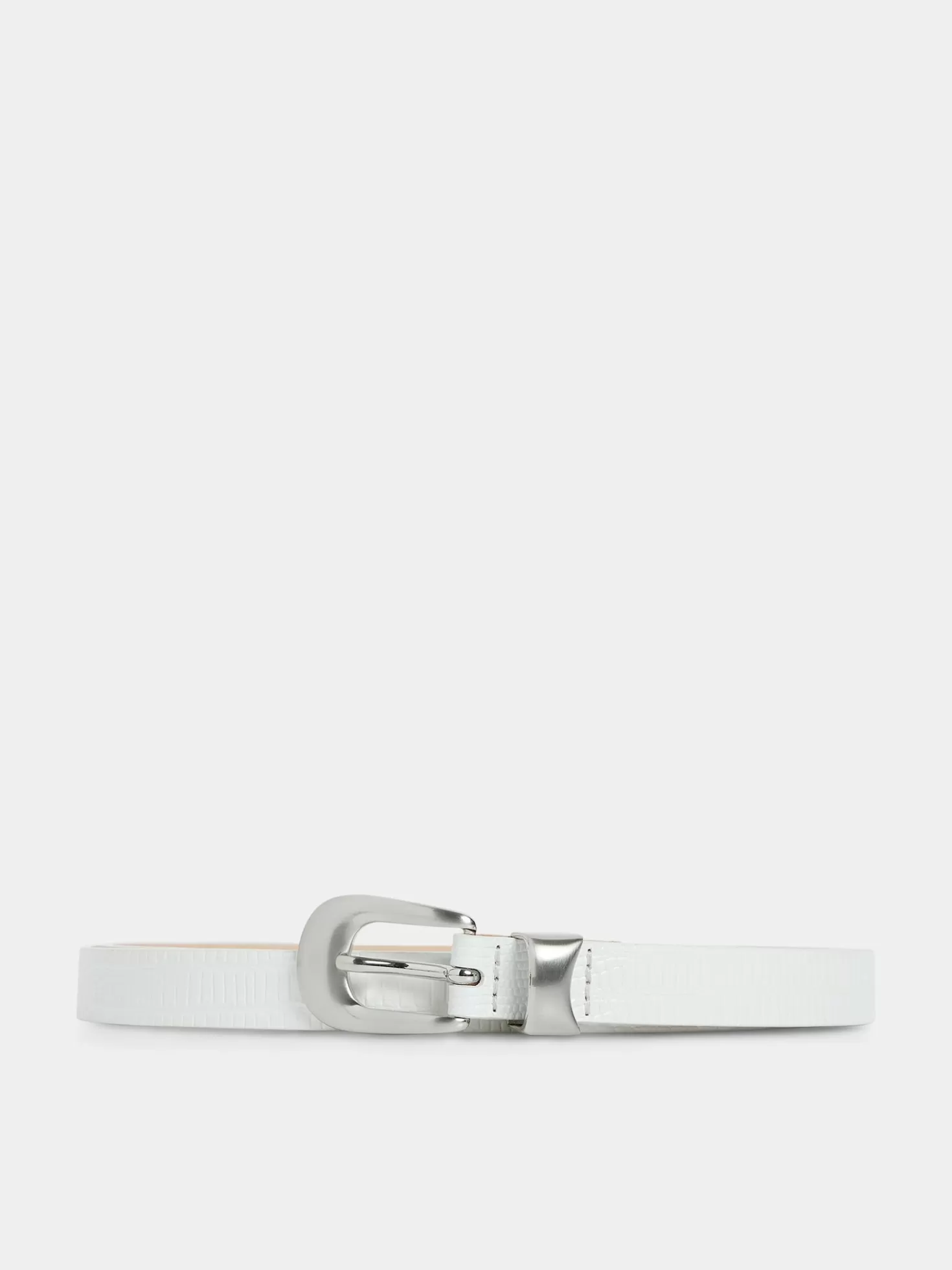 Western Leather Lizard Belt | J.Lindeberg Fashion