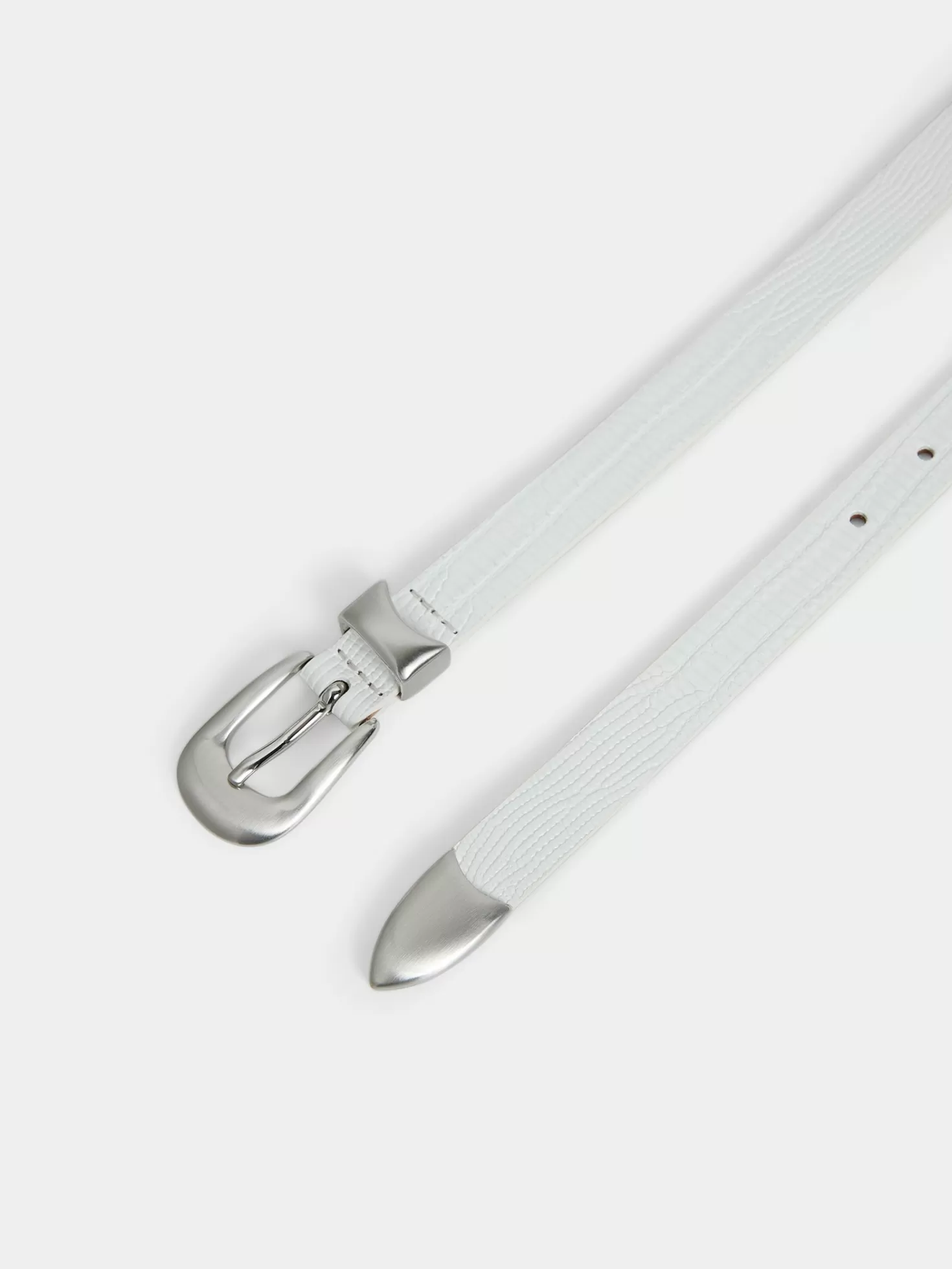 Western Leather Lizard Belt | J.Lindeberg Fashion
