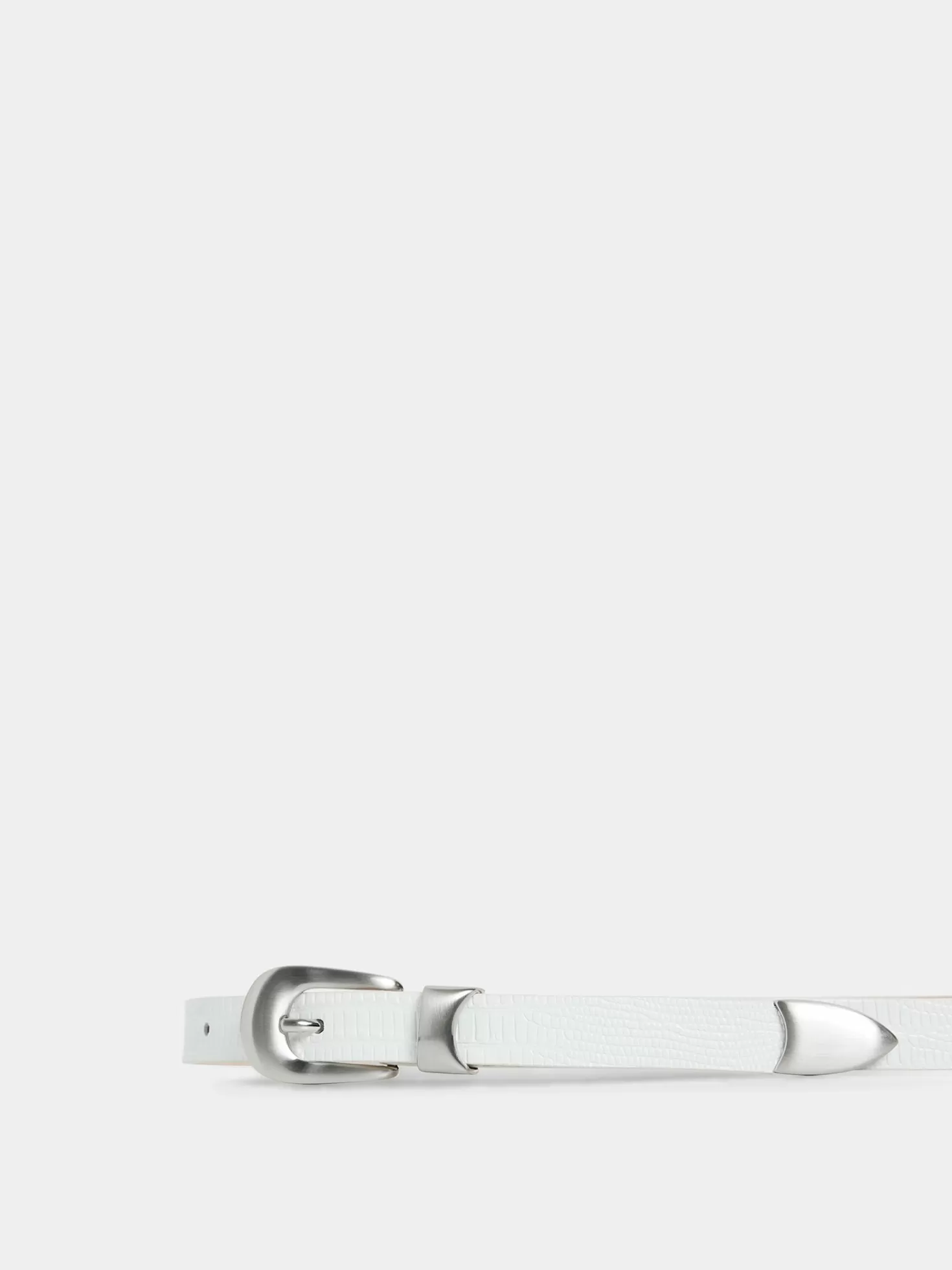 Western Leather Lizard Belt | J.Lindeberg Fashion