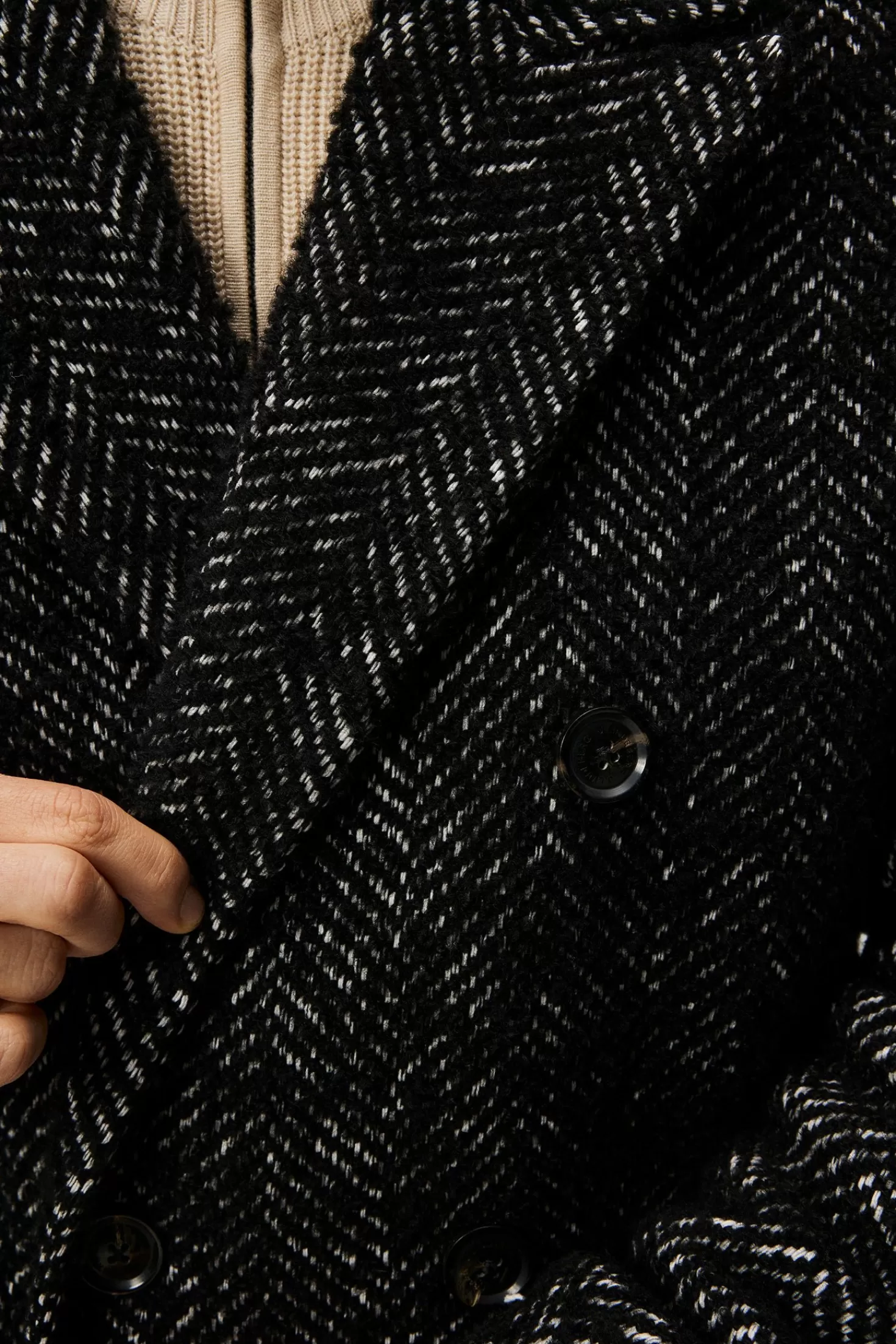 Willy Herringbone Coat | J.Lindeberg Hot