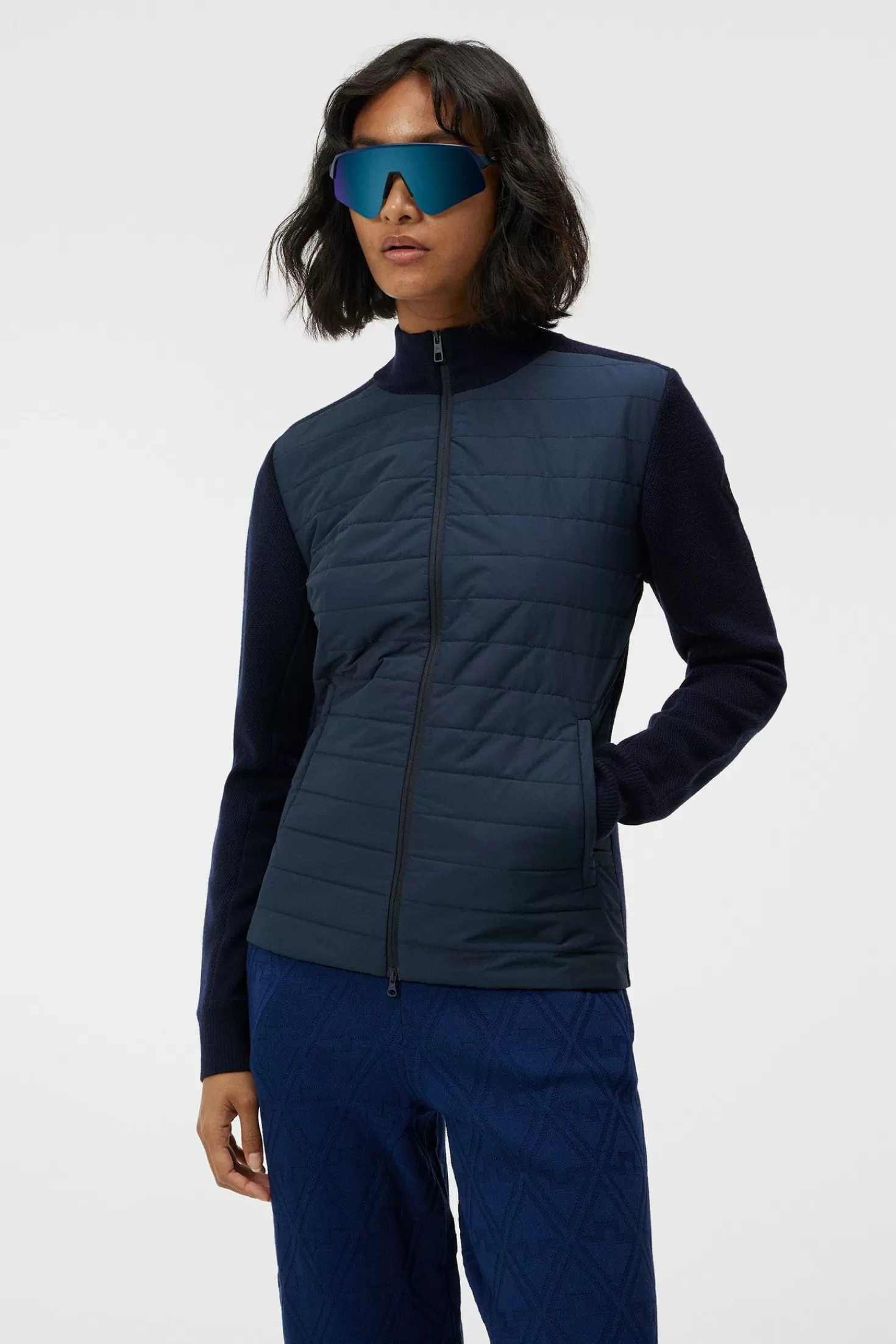 Wren Knitted Hybrid Jacket | J.Lindeberg New
